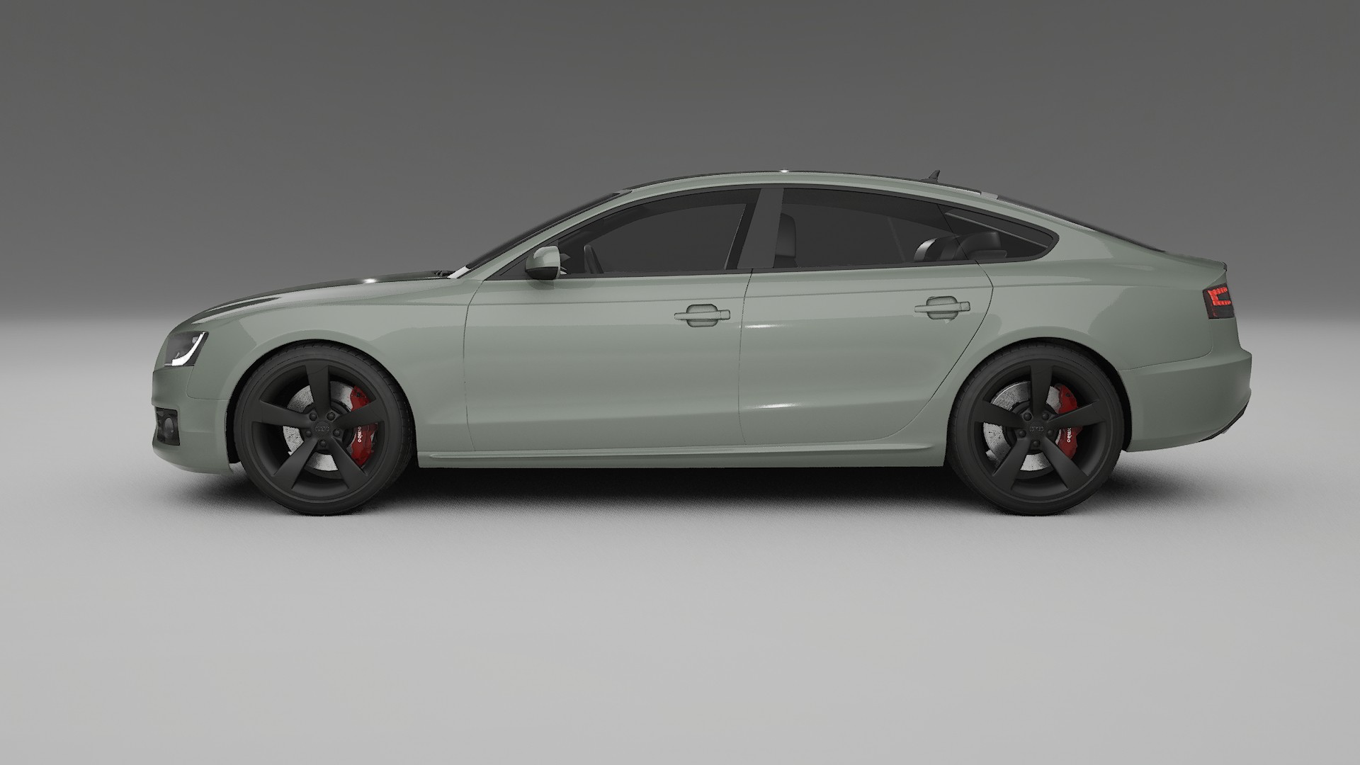 Audi A5 8T Sportback prefacelift pre LCI TPU Lakbeschermingsfolie | SLATE Kleurveranderende PPF – Volledig Voorgesneden Kit