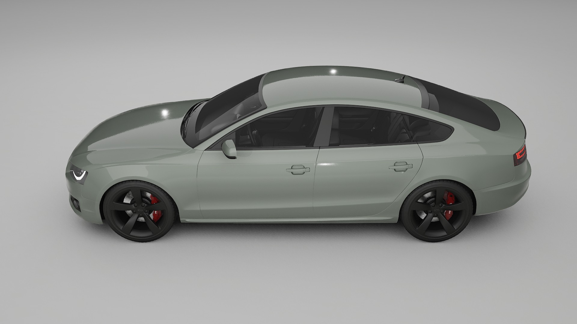 Audi A5 8T Sportback prefacelift pre LCI TPU Lakbeschermingsfolie | SLATE Kleurveranderende PPF – Volledig Voorgesneden Kit