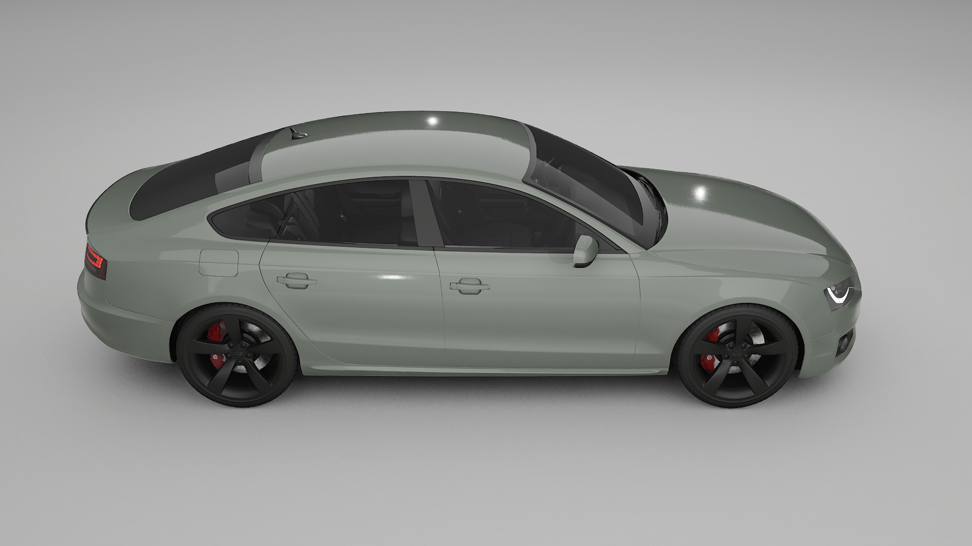 Audi A5 8T Sportback prefacelift pre LCI TPU Lakbeschermingsfolie | SLATE Kleurveranderende PPF – Volledig Voorgesneden Kit