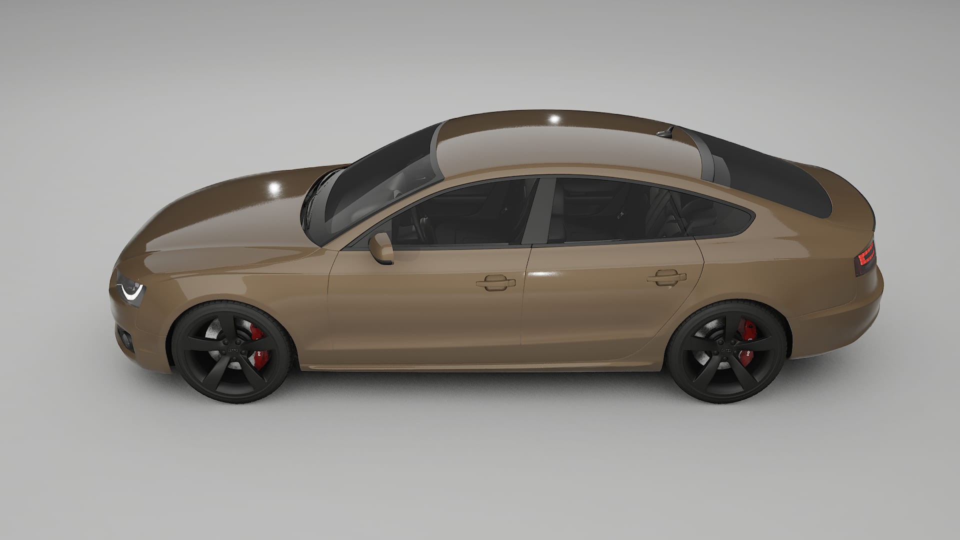 Audi A5 8T Sportback prefacelift pre LCI TPU Lakbeschermingsfolie | SAHARA Kleurveranderende PPF – Volledig Voorgesneden Kit