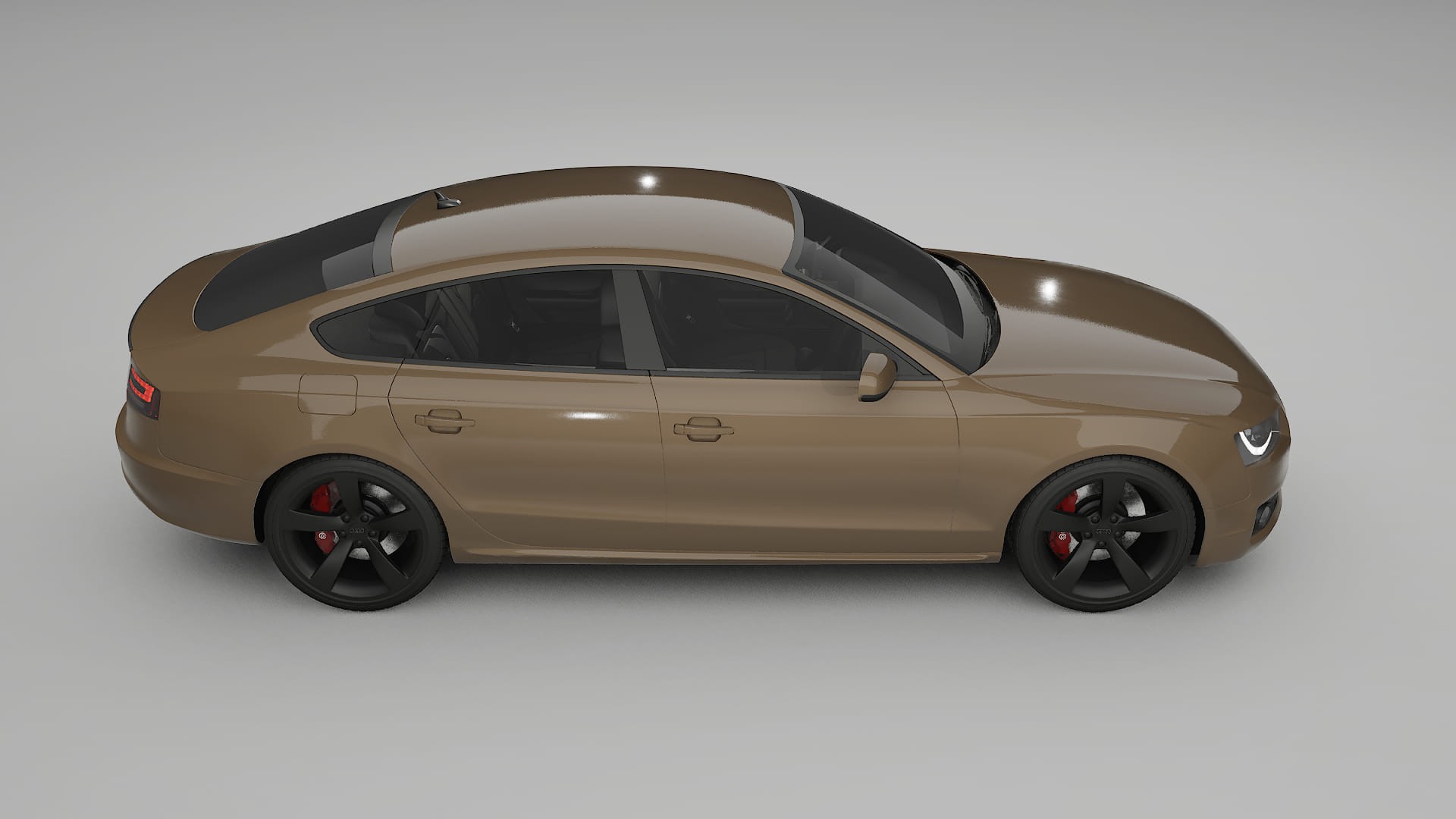 Audi A5 8T Sportback prefacelift pre LCI TPU Lakbeschermingsfolie | SAHARA Kleurveranderende PPF – Volledig Voorgesneden Kit