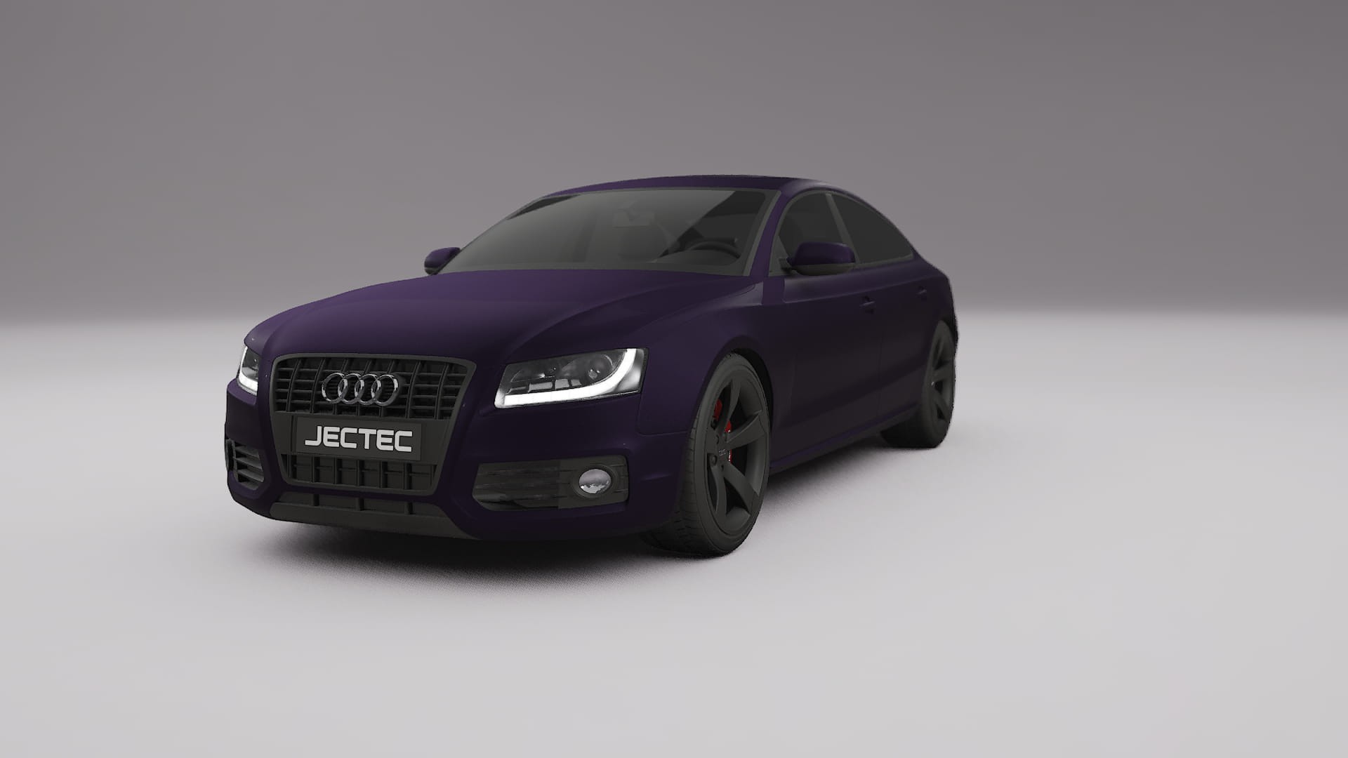 Audi A5 8T Sportback prefacelift pre LCI TPU Lakbeschermingsfolie | VIOLET Kleurveranderende PPF – Volledig Voorgesneden Kit