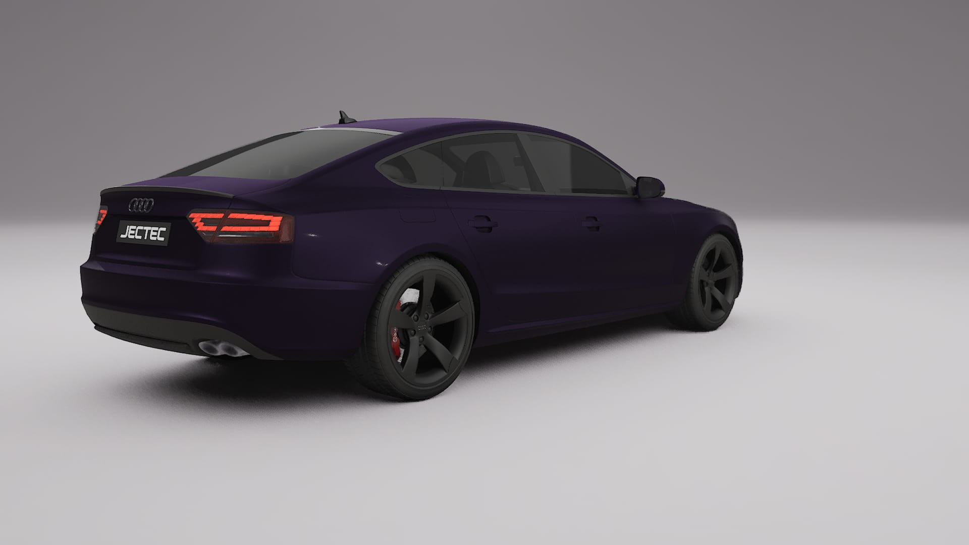 Audi A5 8T Sportback prefacelift pre LCI TPU Lakbeschermingsfolie | VIOLET Kleurveranderende PPF – Volledig Voorgesneden Kit