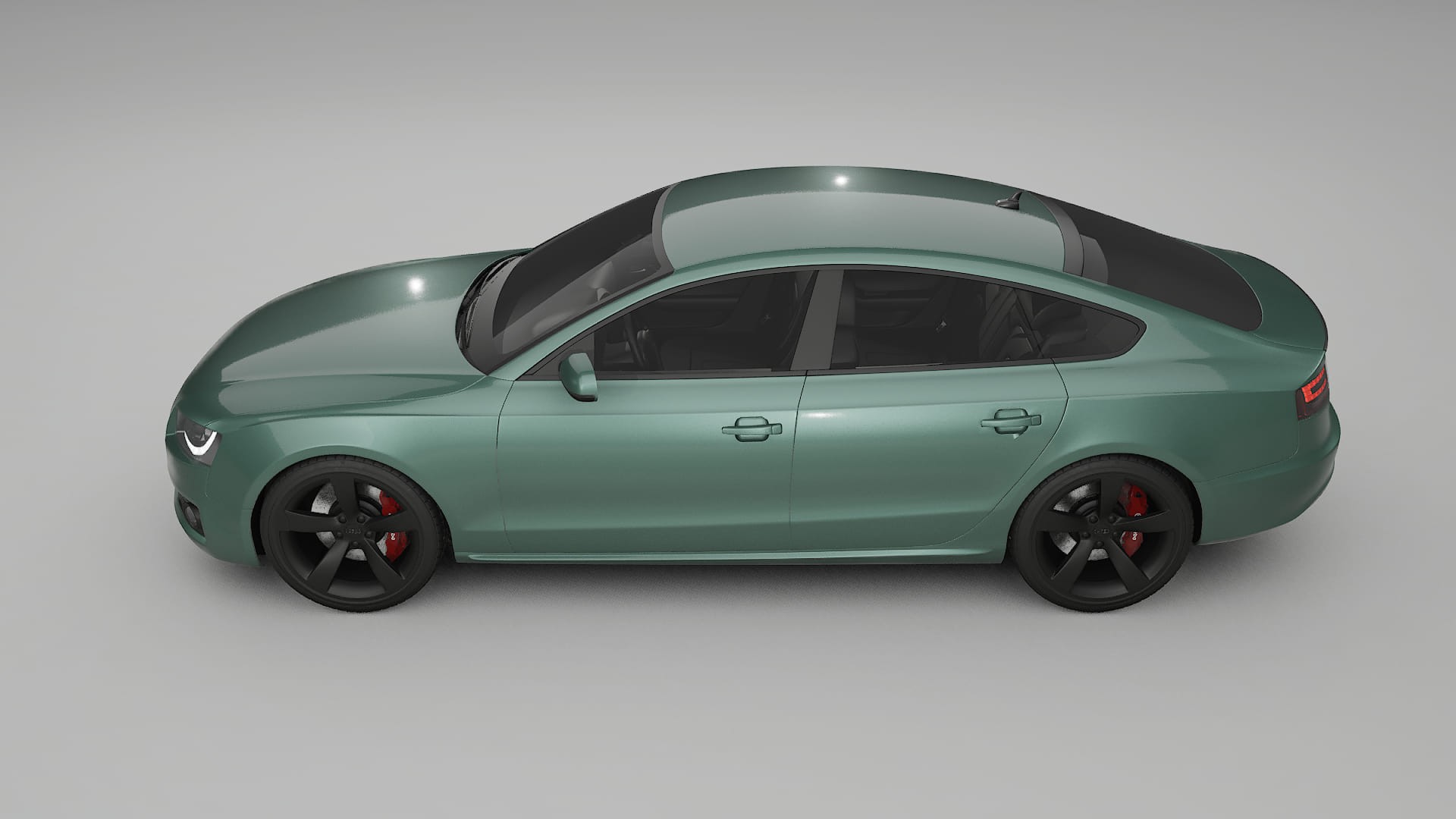 Audi A5 8T Sportback prefacelift pre LCI TPU Lakbeschermingsfolie | EVERGREEN Kleurveranderende PPF – Volledig Voorgesneden Ki