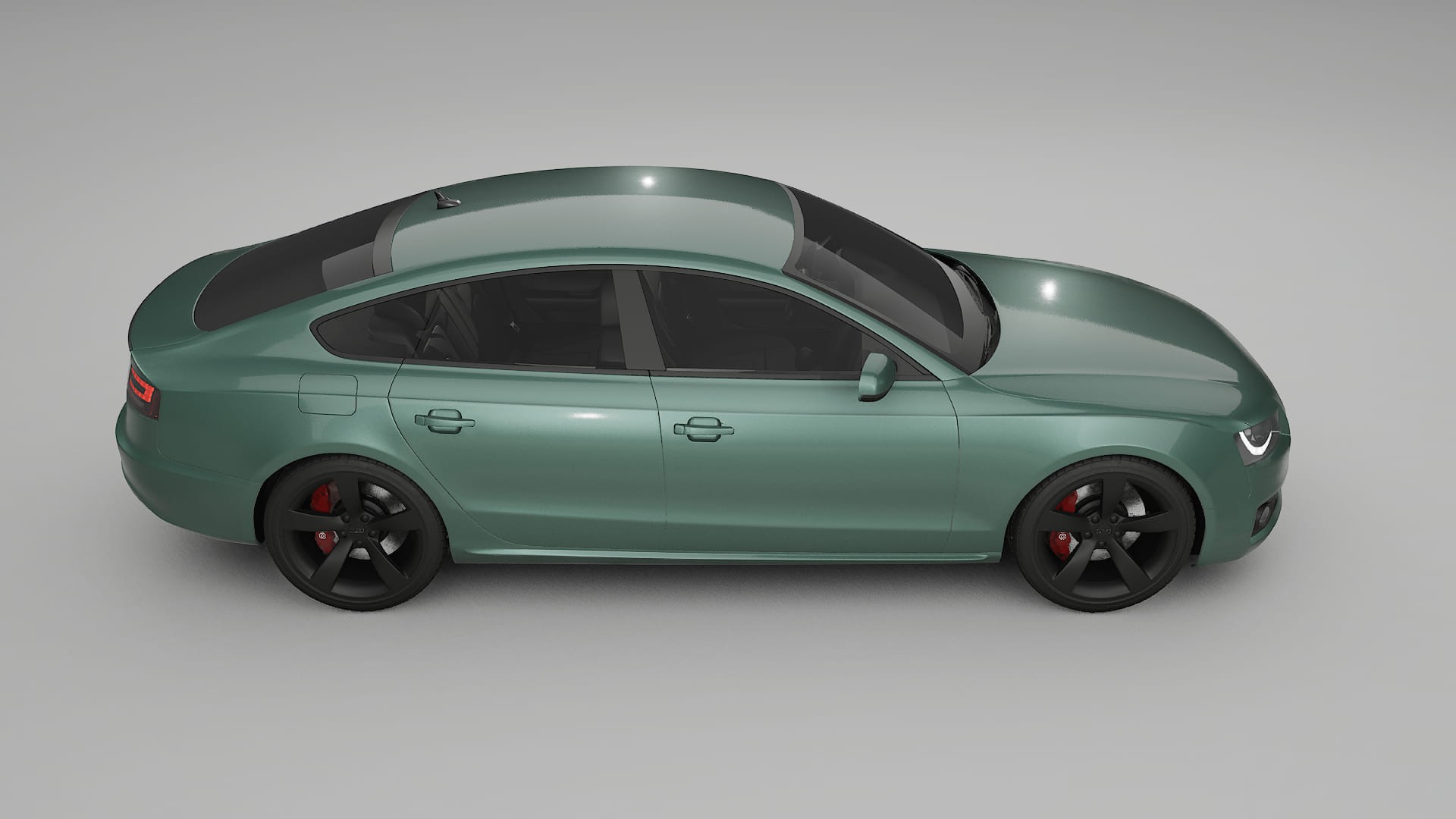 Audi A5 8T Sportback prefacelift pre LCI TPU Lakbeschermingsfolie | EVERGREEN Kleurveranderende PPF – Volledig Voorgesneden Ki