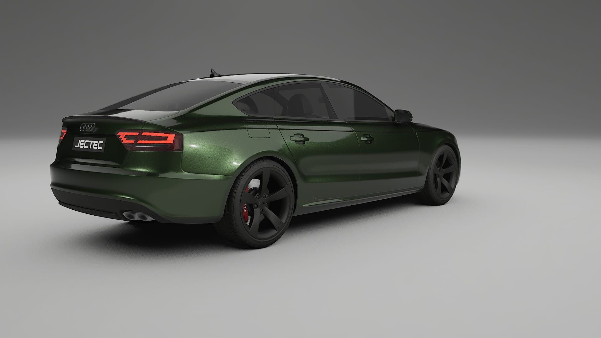 Audi A5 8T Sportback prefacelift pre LCI TPU Lakbeschermingsfolie | LAGOON Kleurveranderende PPF – Volledig Voorgesneden Kit