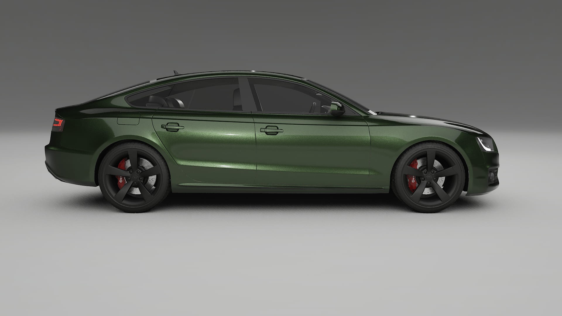 Audi A5 8T Sportback prefacelift pre LCI TPU Lakbeschermingsfolie | LAGOON Kleurveranderende PPF – Volledig Voorgesneden Kit