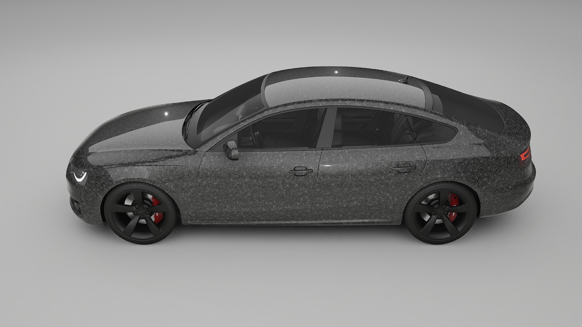 Audi A5 8T Sportback prefacelift pre LCI TPU Lakbeschermingsfolie | FORGED S Kleurveranderende PPF – Volledig Voorgesneden Kit