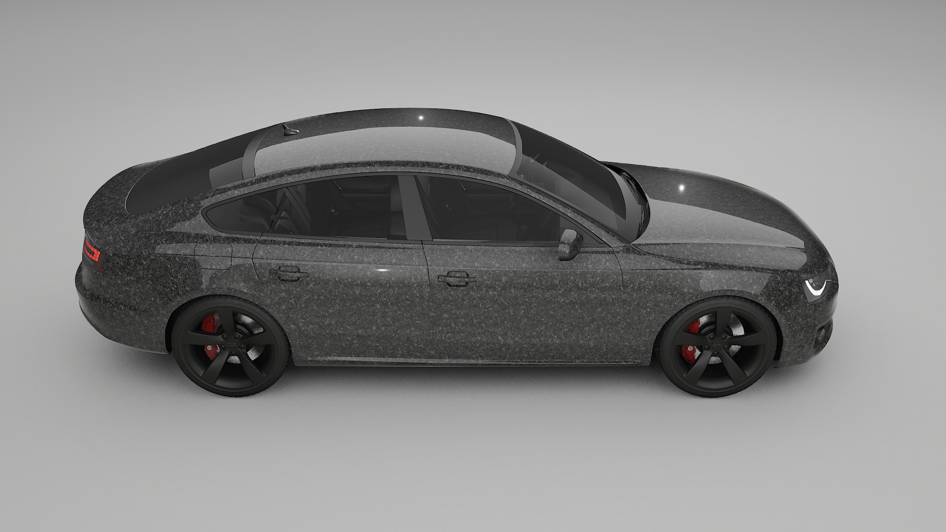 Audi A5 8T Sportback prefacelift pre LCI TPU Lakbeschermingsfolie | FORGED S Kleurveranderende PPF – Volledig Voorgesneden Kit