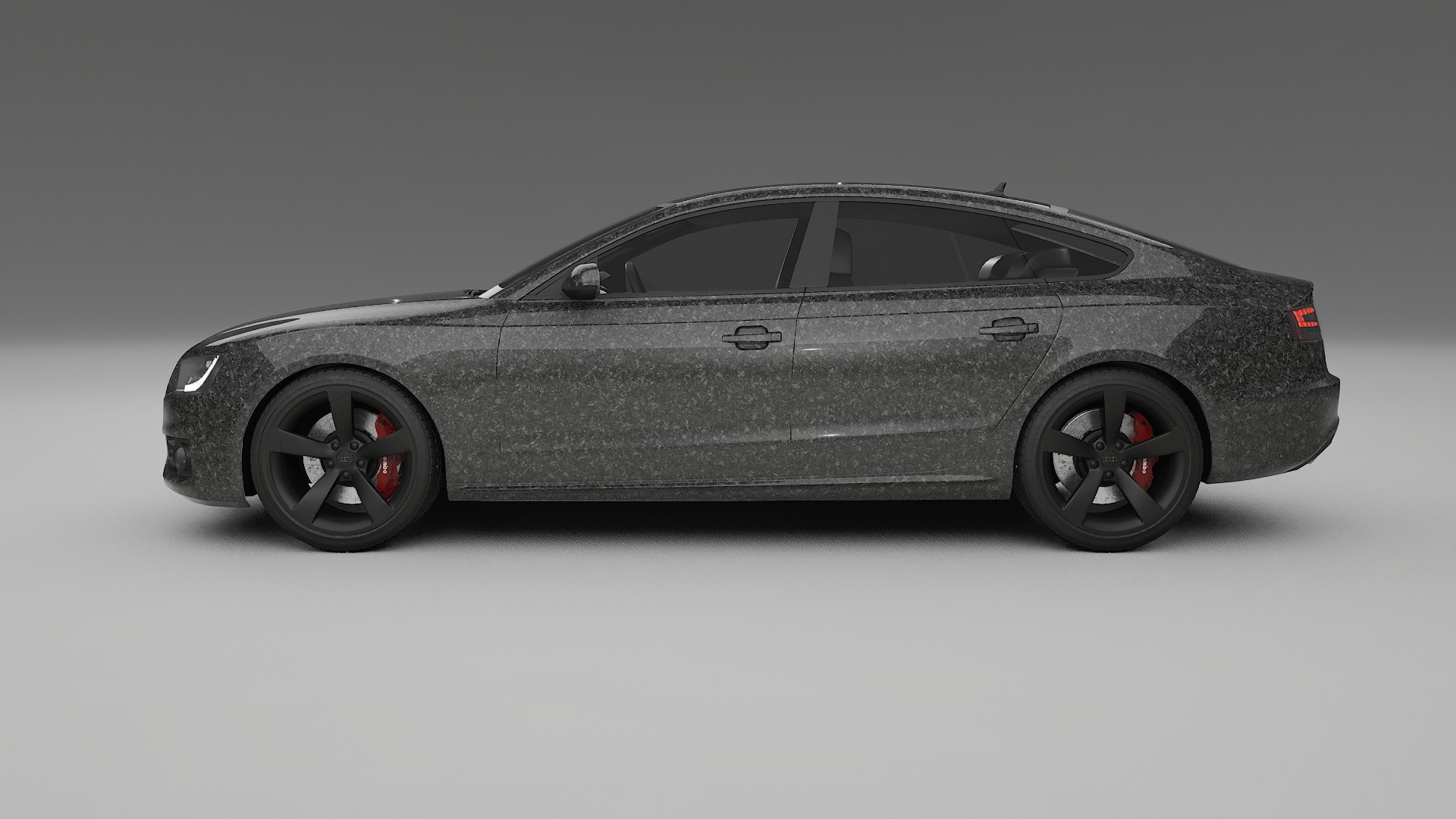 Audi A5 8T Sportback prefacelift pre LCI TPU Lakbeschermingsfolie | FORGED S Kleurveranderende PPF – Volledig Voorgesneden Kit