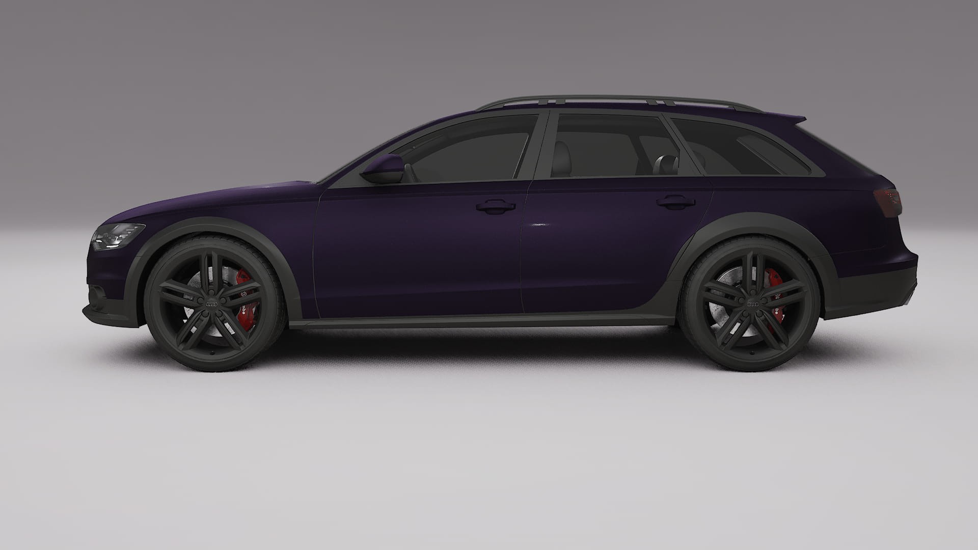 Audi A6 Allroad C7 prefacelift pre LCI TPU Lakbeschermingsfolie | VIOLET Kleurveranderende PPF – Volledig Voorgesneden Kit