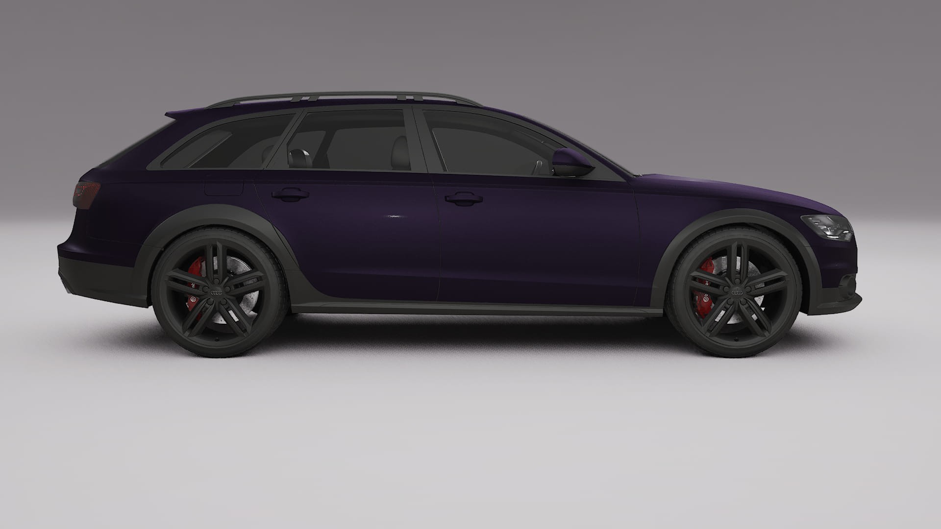 Audi A6 Allroad C7 prefacelift pre LCI TPU Lakbeschermingsfolie | VIOLET Kleurveranderende PPF – Volledig Voorgesneden Kit