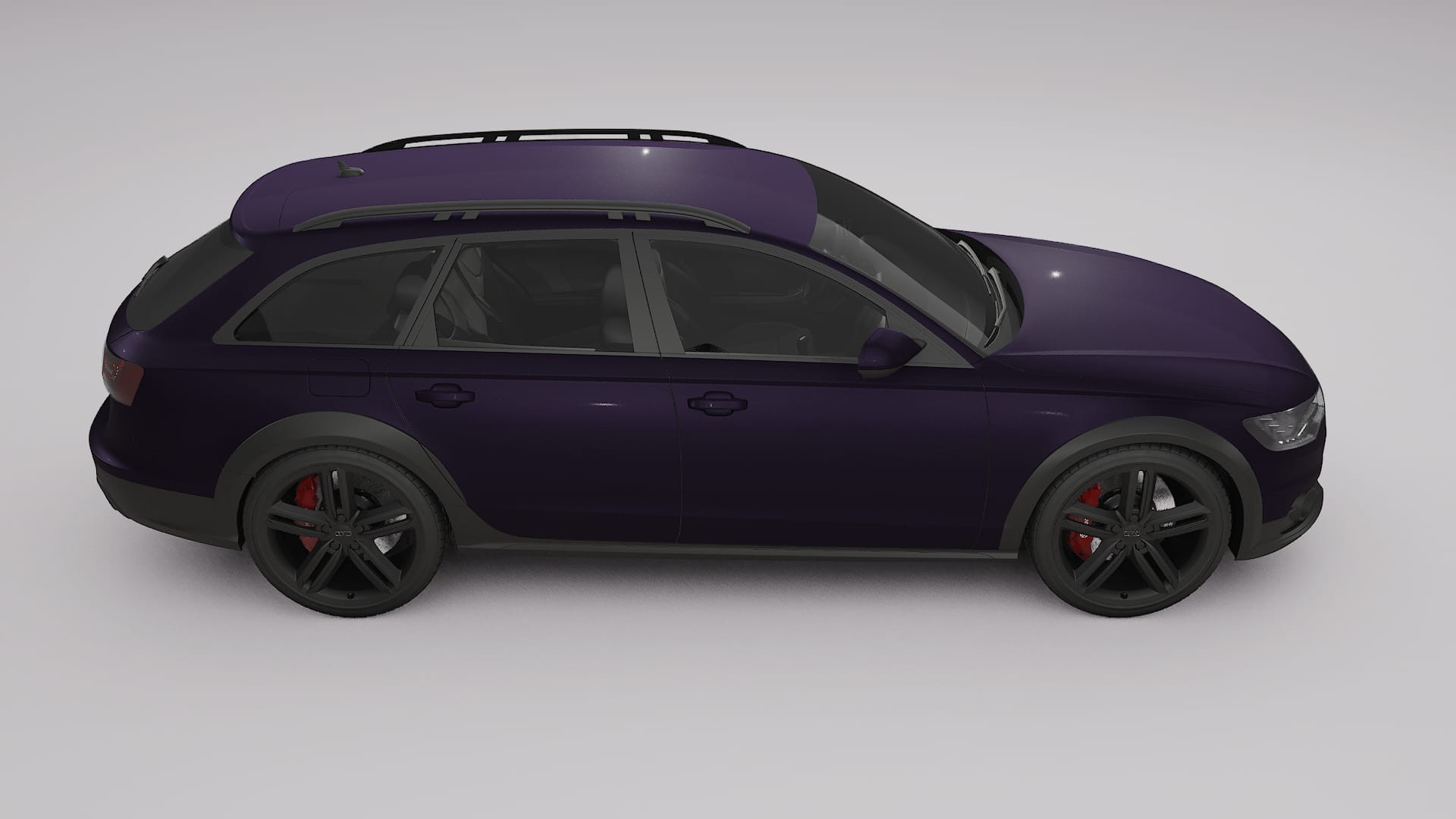 Audi A6 Allroad C7 prefacelift pre LCI TPU Lakbeschermingsfolie | VIOLET Kleurveranderende PPF – Volledig Voorgesneden Kit