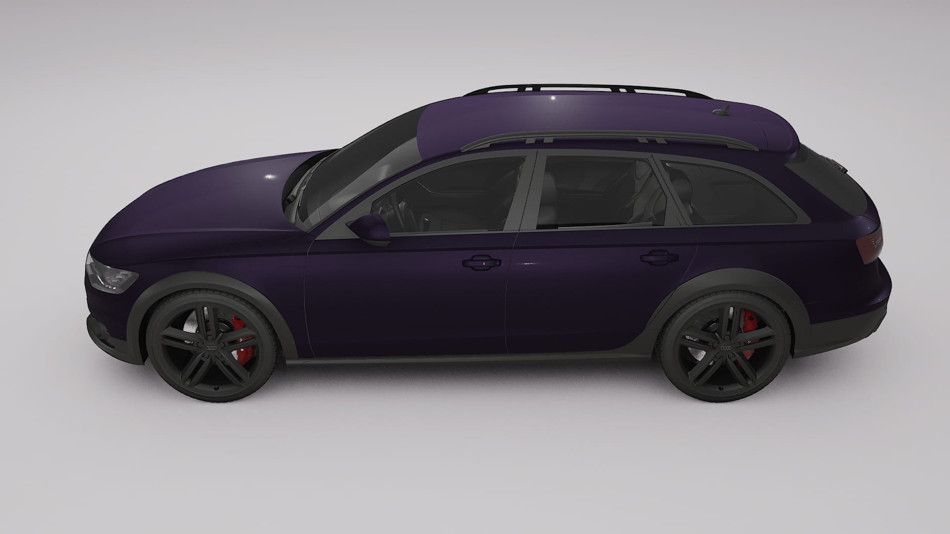 Audi A6 Allroad C7 prefacelift pre LCI TPU Lakbeschermingsfolie | VIOLET Kleurveranderende PPF – Volledig Voorgesneden Kit