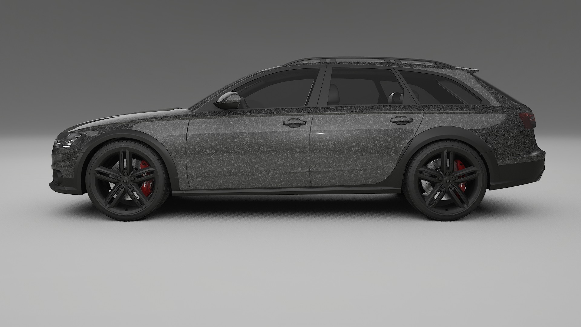 Audi A6 Allroad C7 prefacelift pre LCI TPU Lakbeschermingsfolie | FORGED S Kleurveranderende PPF – Volledig Voorgesneden Kit