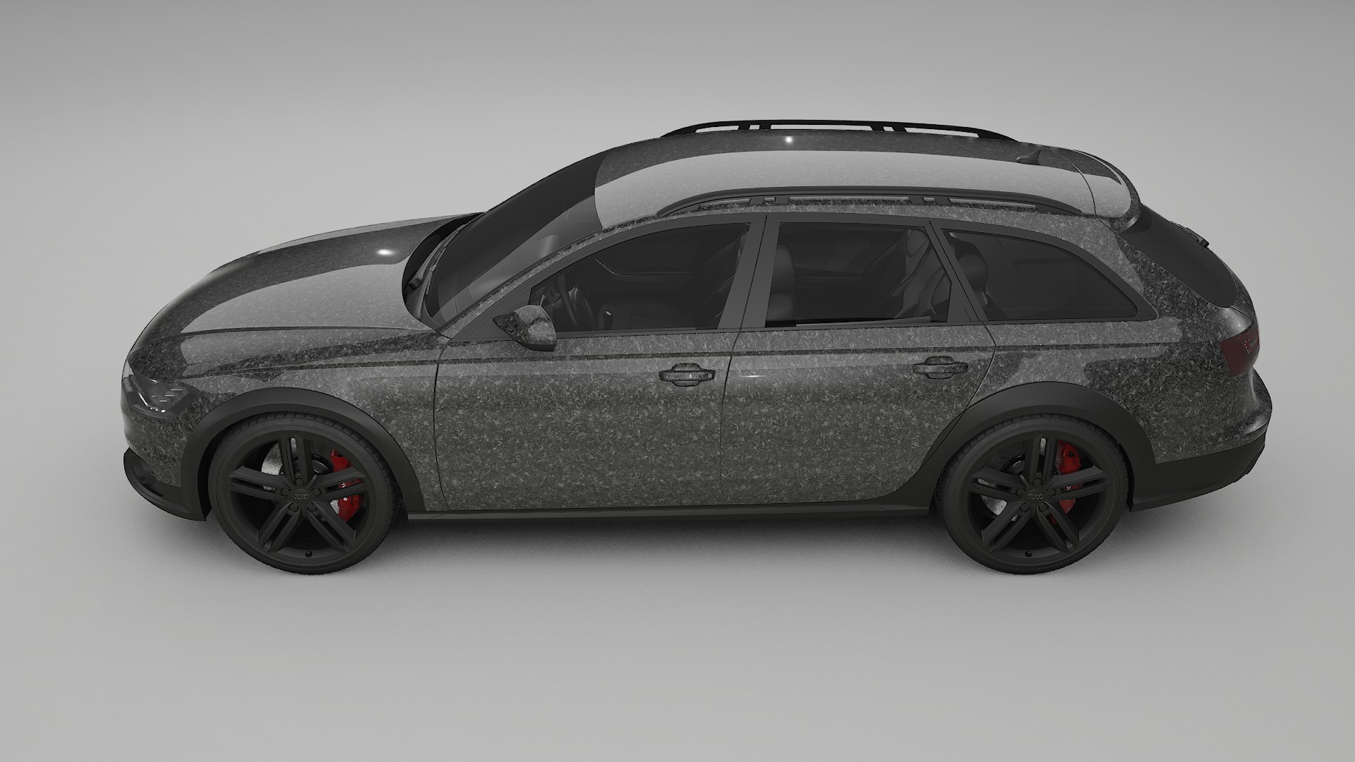 Audi A6 Allroad C7 prefacelift pre LCI TPU Lakbeschermingsfolie | FORGED S Kleurveranderende PPF – Volledig Voorgesneden Kit