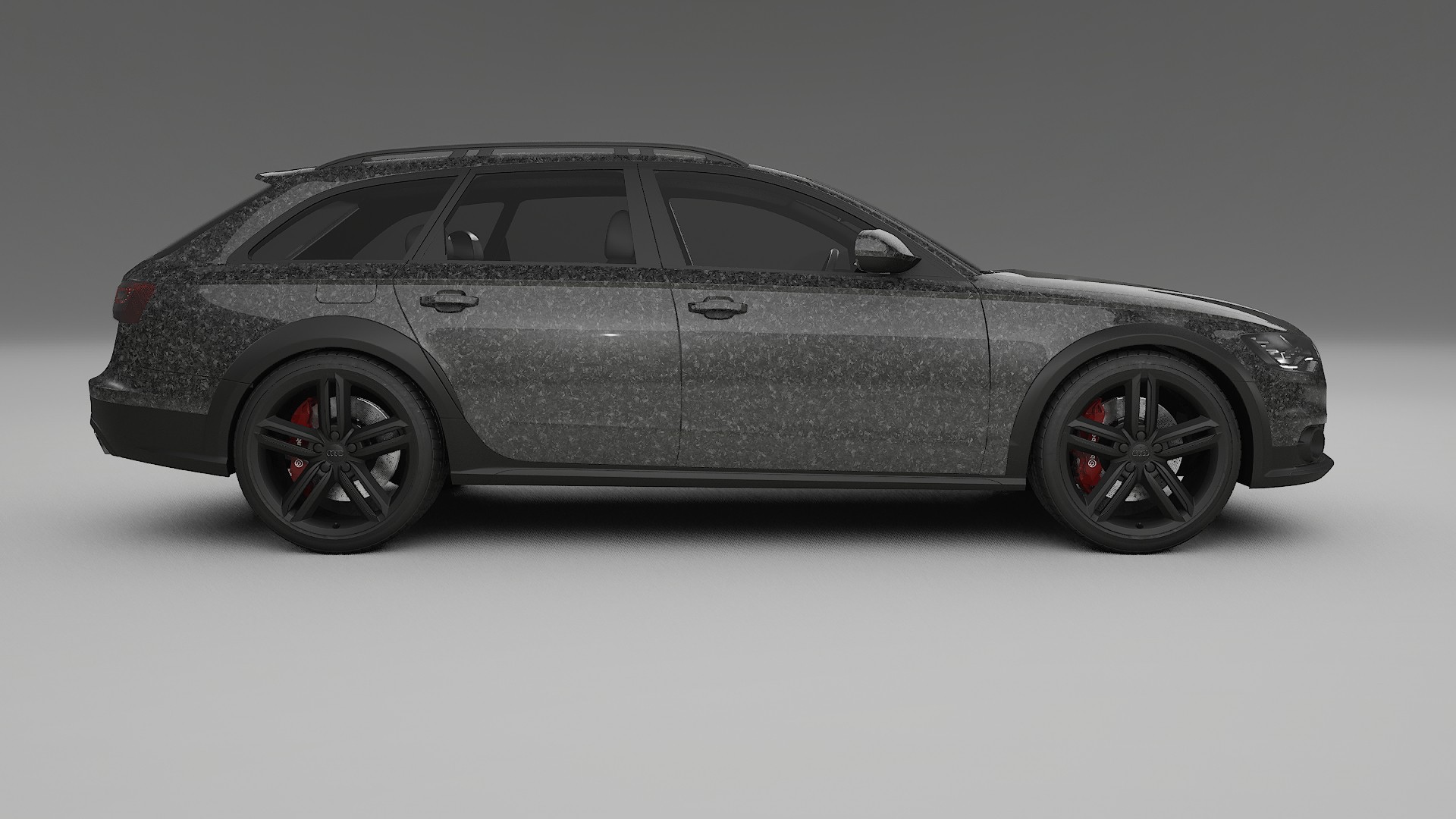 Audi A6 Allroad C7 prefacelift pre LCI TPU Lakbeschermingsfolie | FORGED S Kleurveranderende PPF – Volledig Voorgesneden Kit