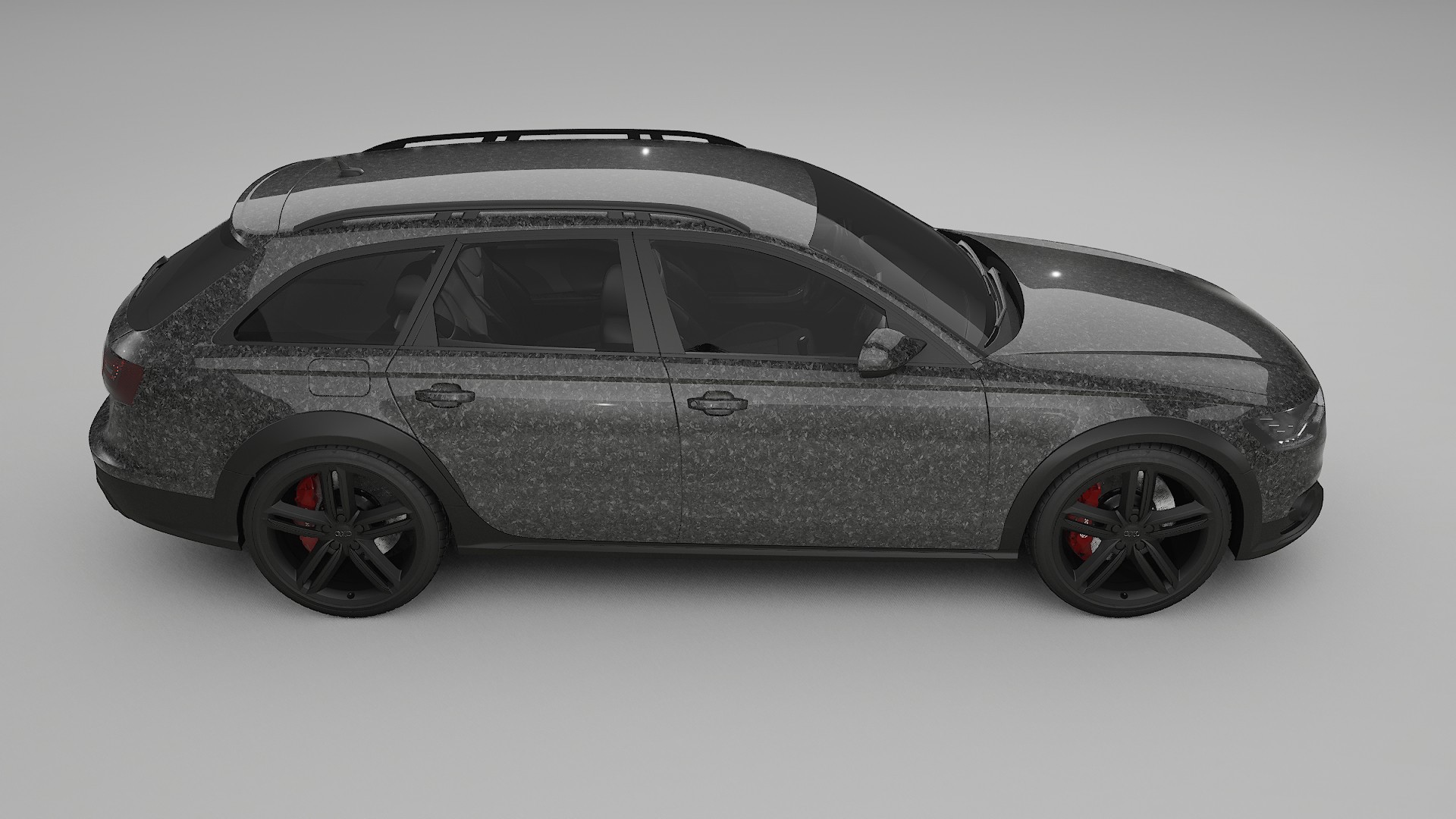 Audi A6 Allroad C7 prefacelift pre LCI TPU Lakbeschermingsfolie | FORGED S Kleurveranderende PPF – Volledig Voorgesneden Kit