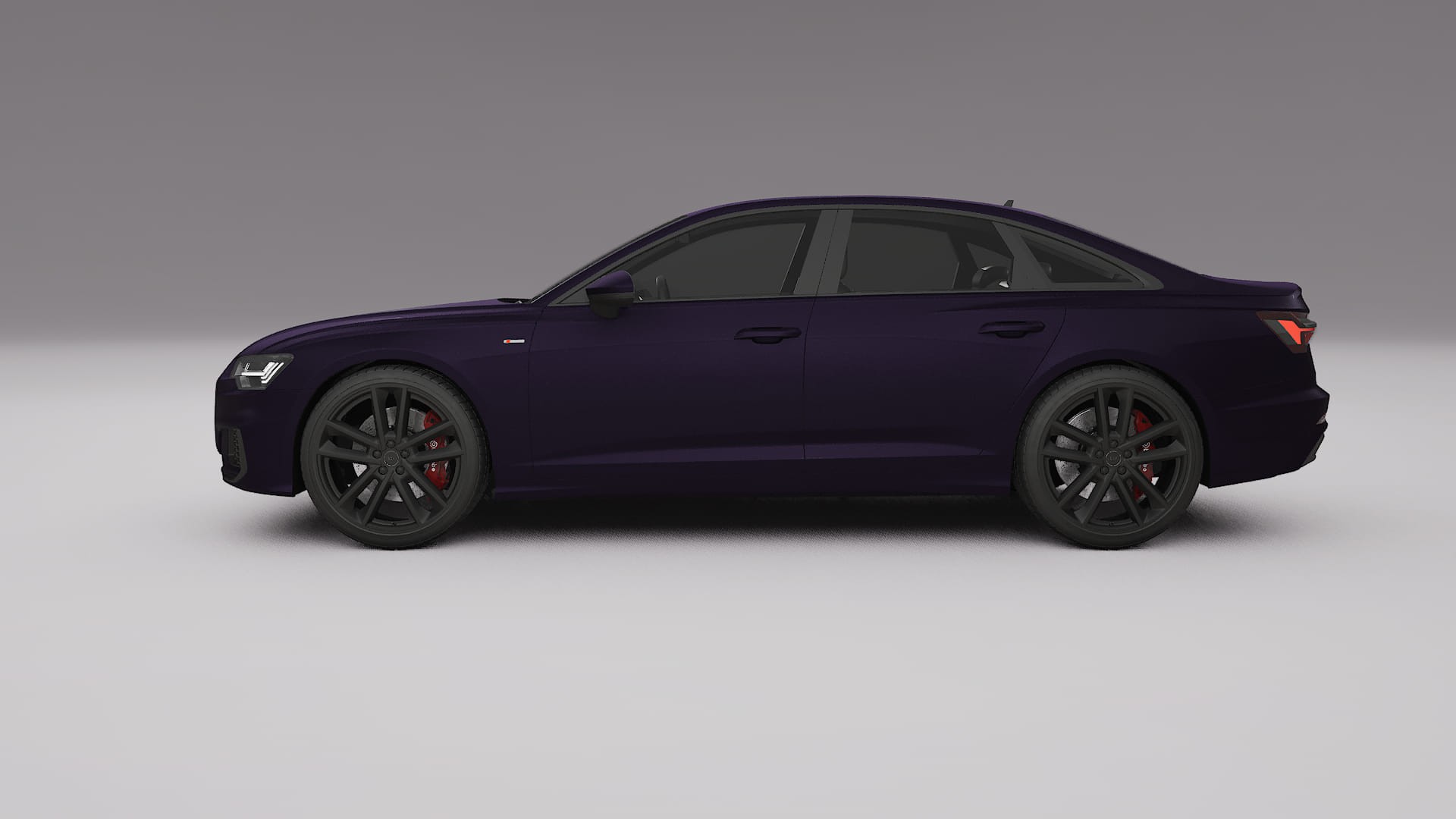 Audi A6 S Line C8 TPU Lakbeschermingsfolie | VIOLET Kleurveranderende PPF – Volledig Voorgesneden Kit