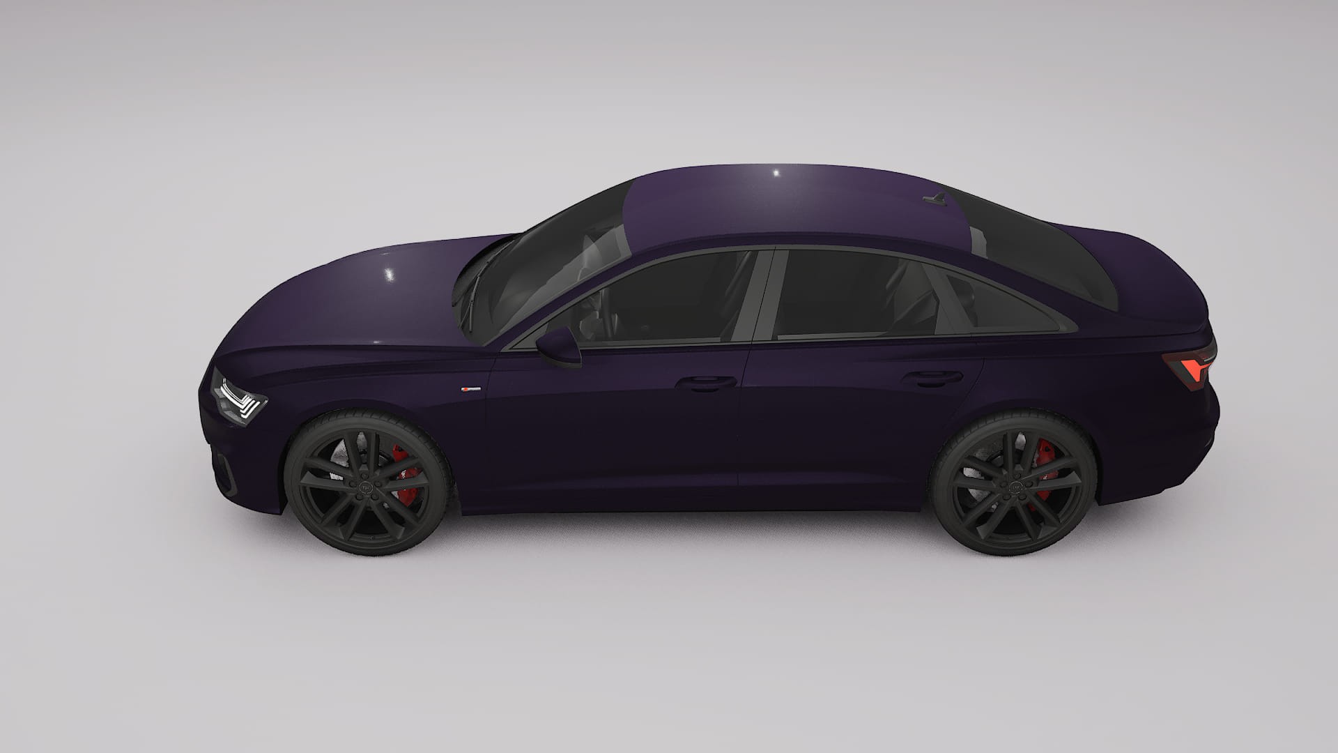 Audi A6 S Line C8 TPU Lakbeschermingsfolie | VIOLET Kleurveranderende PPF – Volledig Voorgesneden Kit