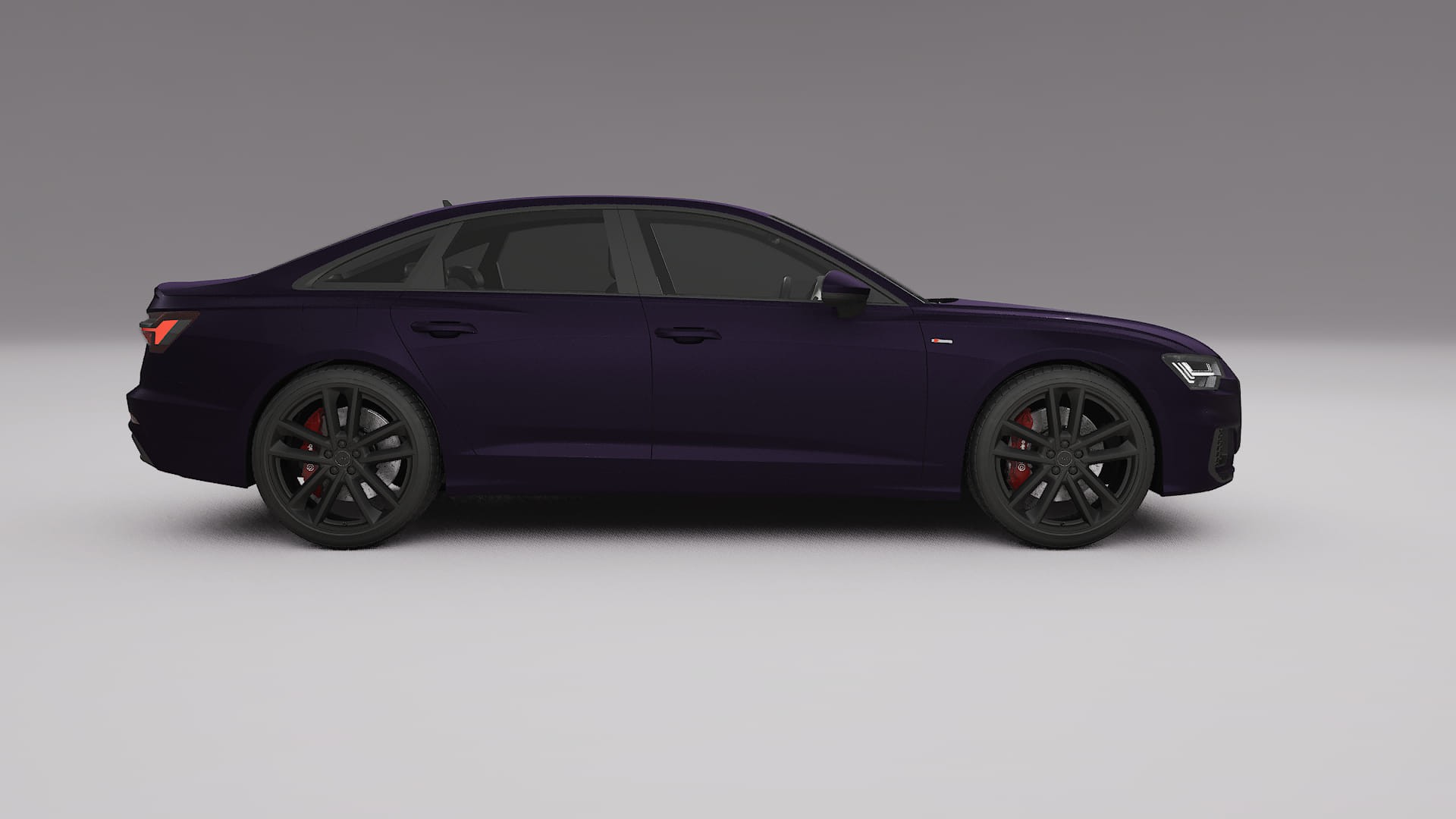 Audi A6 S Line C8 TPU Lakbeschermingsfolie | VIOLET Kleurveranderende PPF – Volledig Voorgesneden Kit