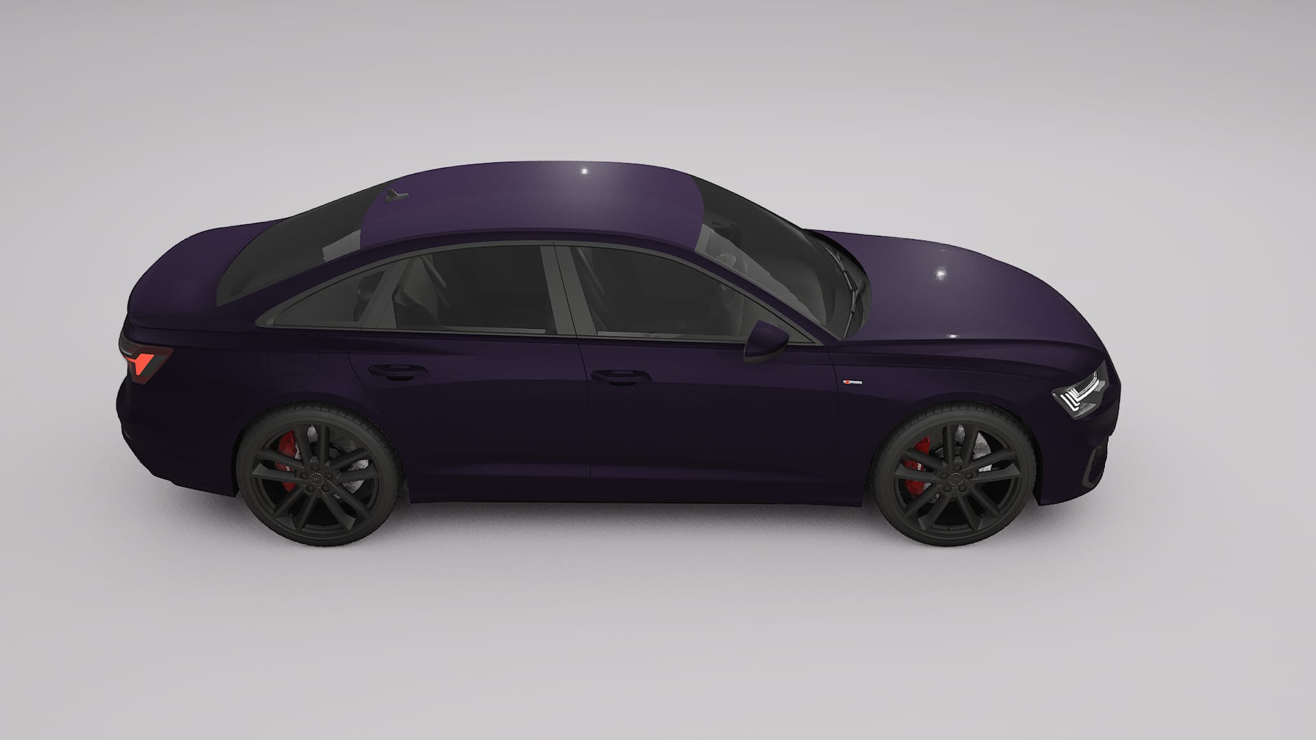 Audi A6 S Line C8 TPU Lakbeschermingsfolie | VIOLET Kleurveranderende PPF – Volledig Voorgesneden Kit
