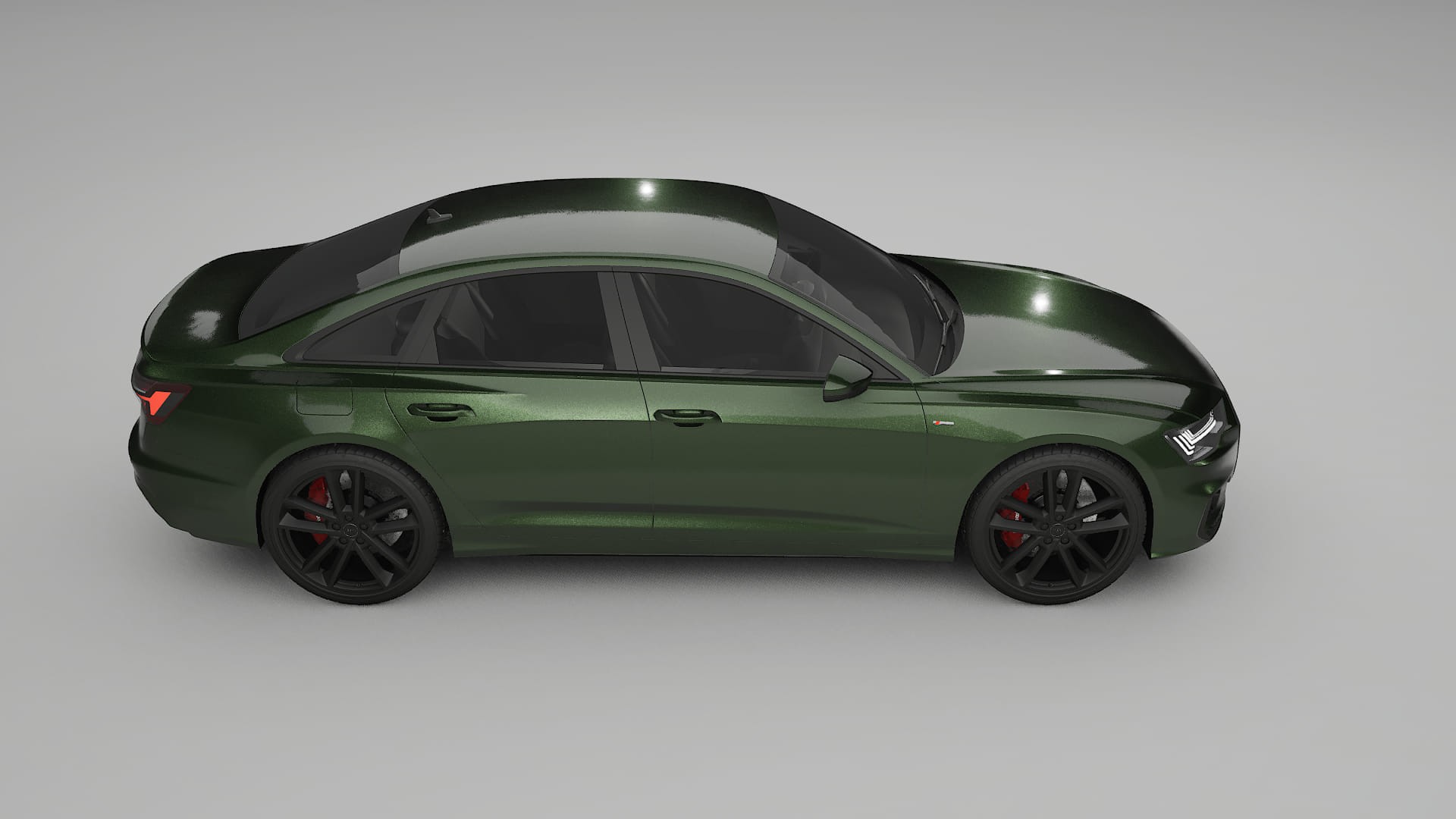 Audi A6 S Line C8 TPU Lakbeschermingsfolie | LAGOON Kleurveranderende PPF – Volledig Voorgesneden Kit