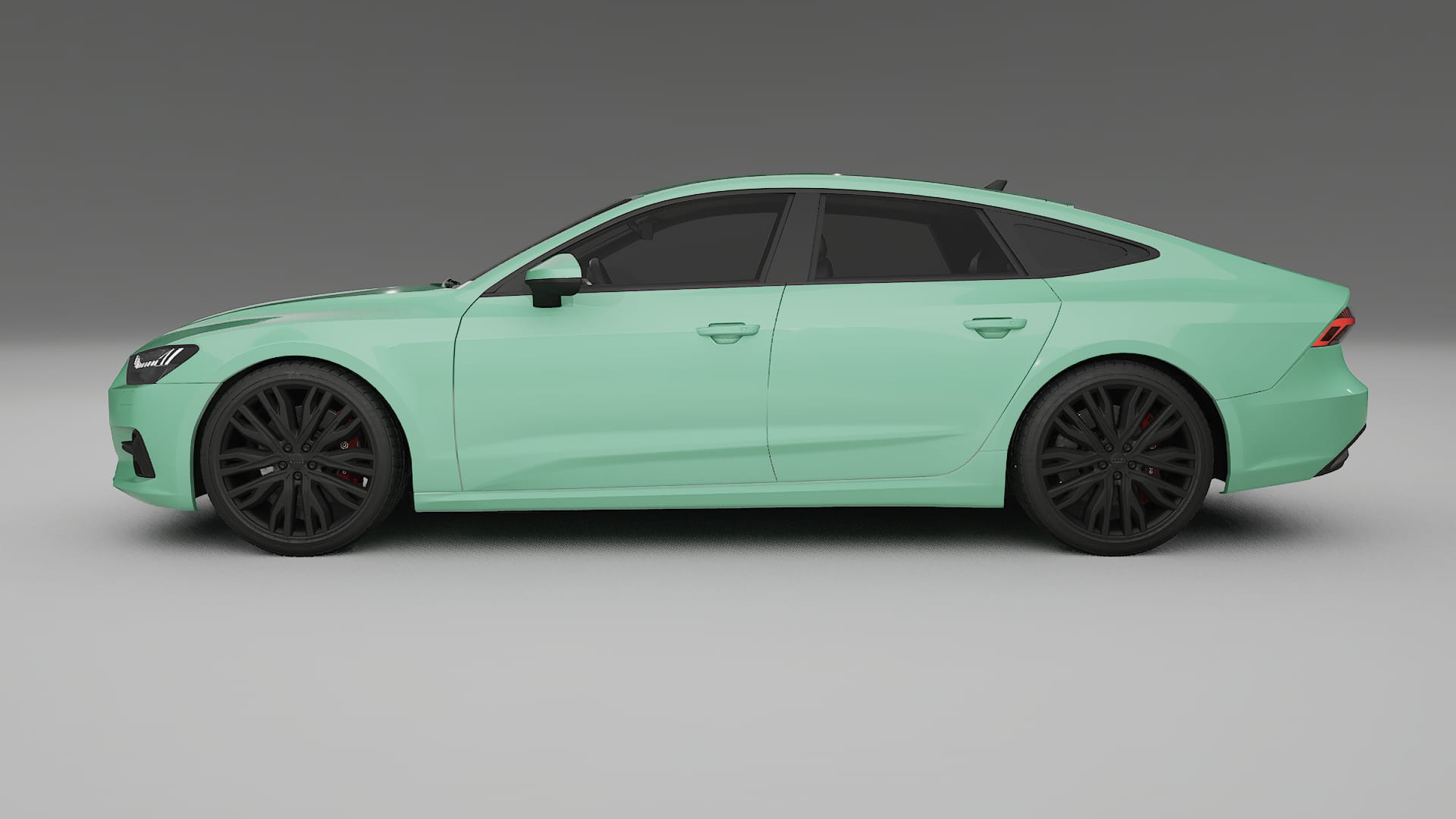 Audi A7 C8 Sportback prefacelift pre LCI TPU Lakbeschermingsfolie | DUSTY Kleurveranderende PPF – Volledig Voorgesneden Kit