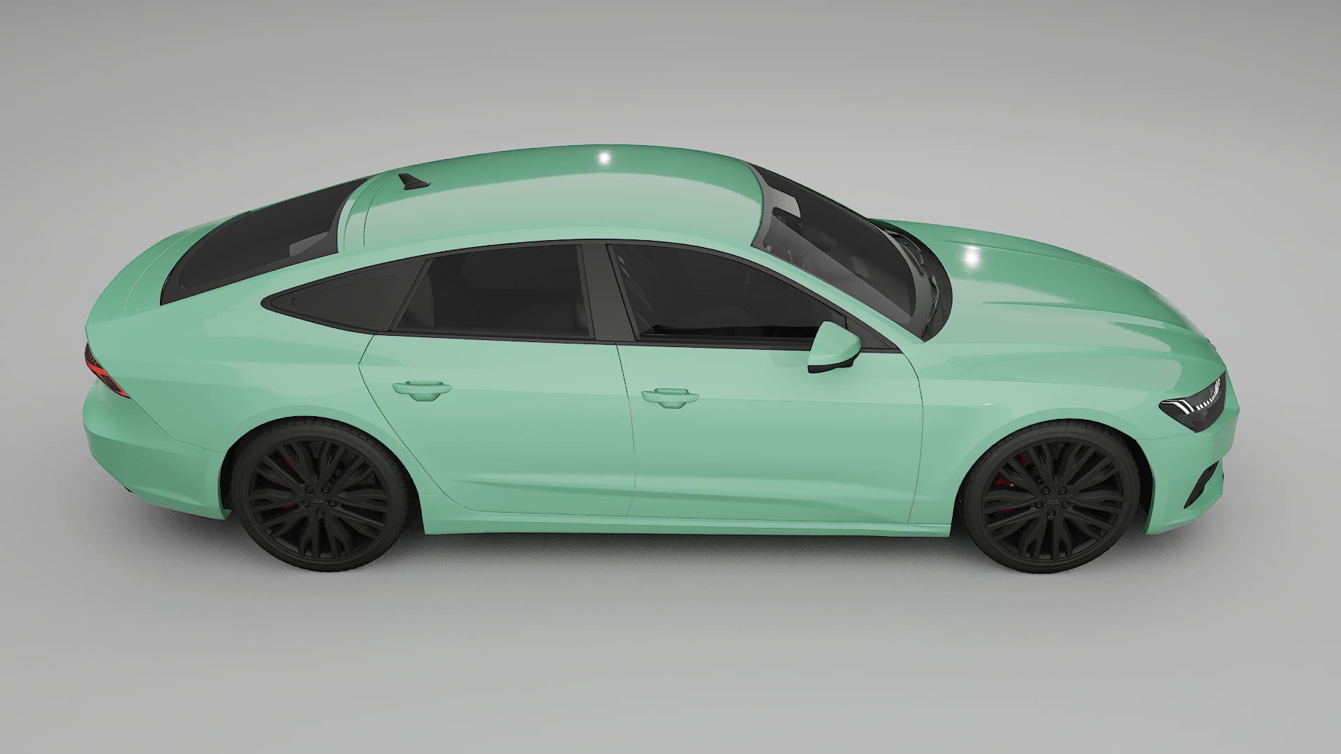 Audi A7 C8 Sportback prefacelift pre LCI TPU Lakbeschermingsfolie | DUSTY Kleurveranderende PPF – Volledig Voorgesneden Kit