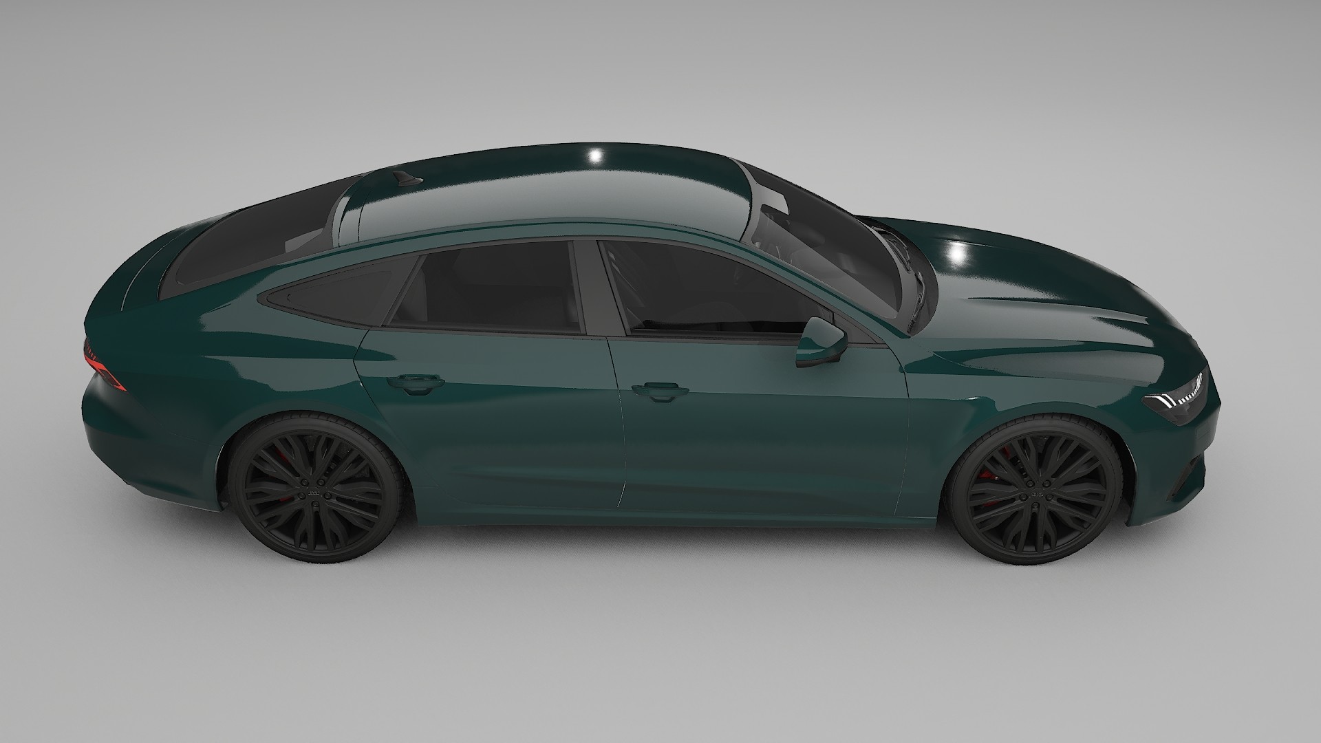 Audi A7 C8 Sportback prefacelift pre LCI TPU Lakbeschermingsfolie | INFERNO Kleurveranderende PPF – Volledig Voorgesneden Kit