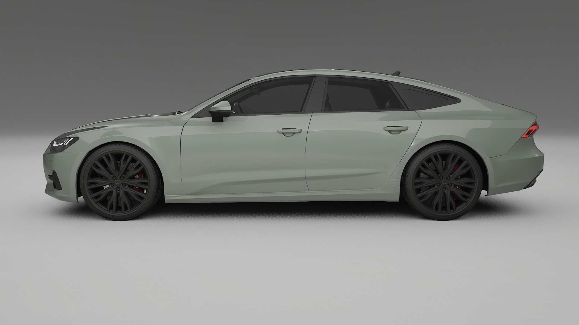 Audi A7 C8 Sportback prefacelift pre LCI TPU Lakbeschermingsfolie | SLATE Kleurveranderende PPF – Volledig Voorgesneden Kit