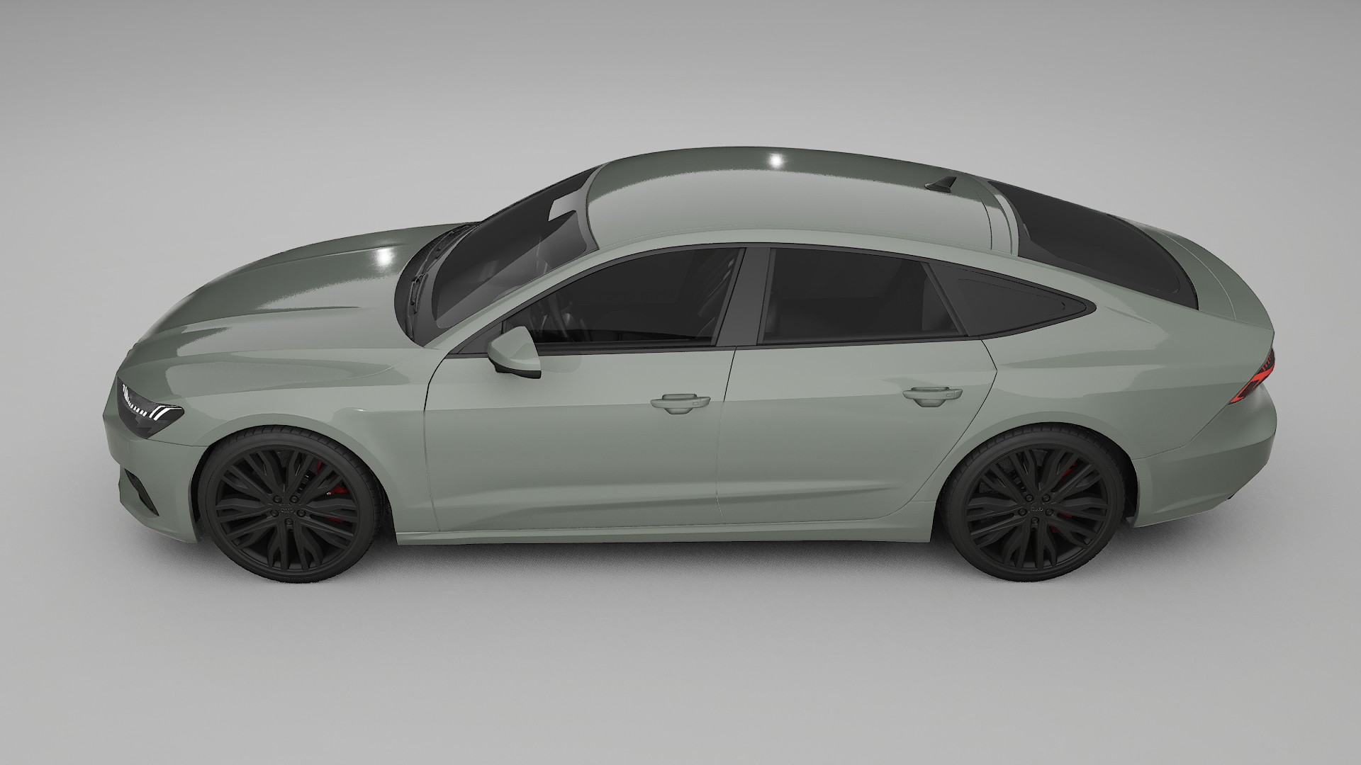 Audi A7 C8 Sportback prefacelift pre LCI TPU Lakbeschermingsfolie | SLATE Kleurveranderende PPF – Volledig Voorgesneden Kit