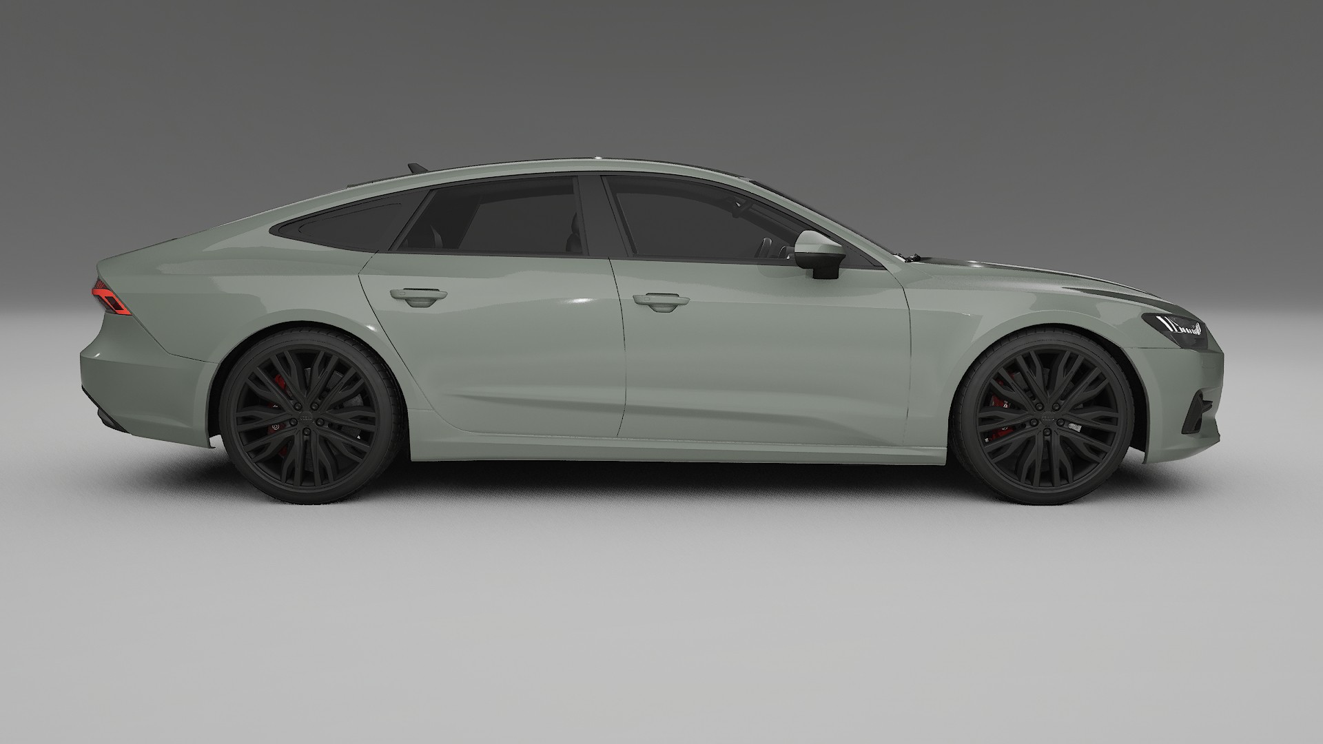 Audi A7 C8 Sportback prefacelift pre LCI TPU Lakbeschermingsfolie | SLATE Kleurveranderende PPF – Volledig Voorgesneden Kit