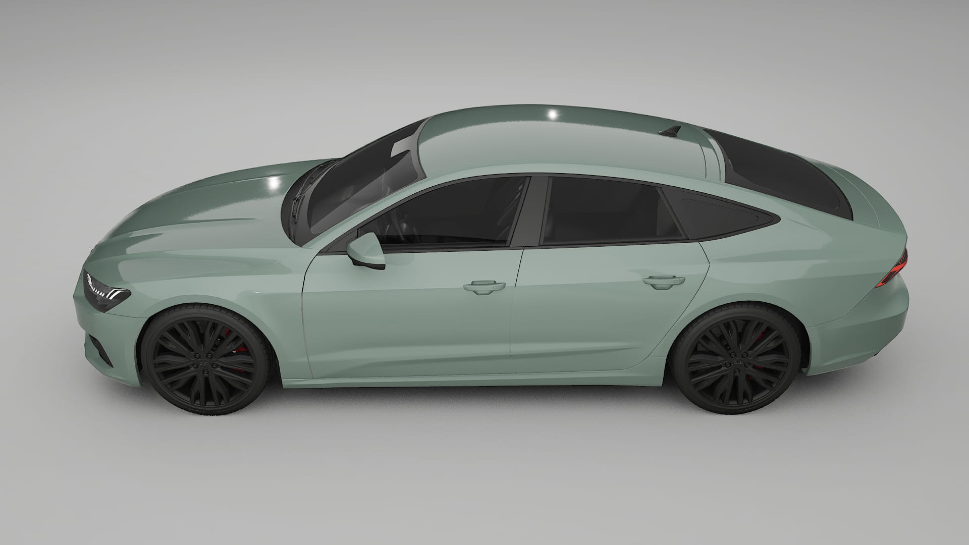 Audi A7 C8 Sportback prefacelift pre LCI TPU Lakbeschermingsfolie | CINDER Kleurveranderende PPF – Volledig Voorgesneden Kit