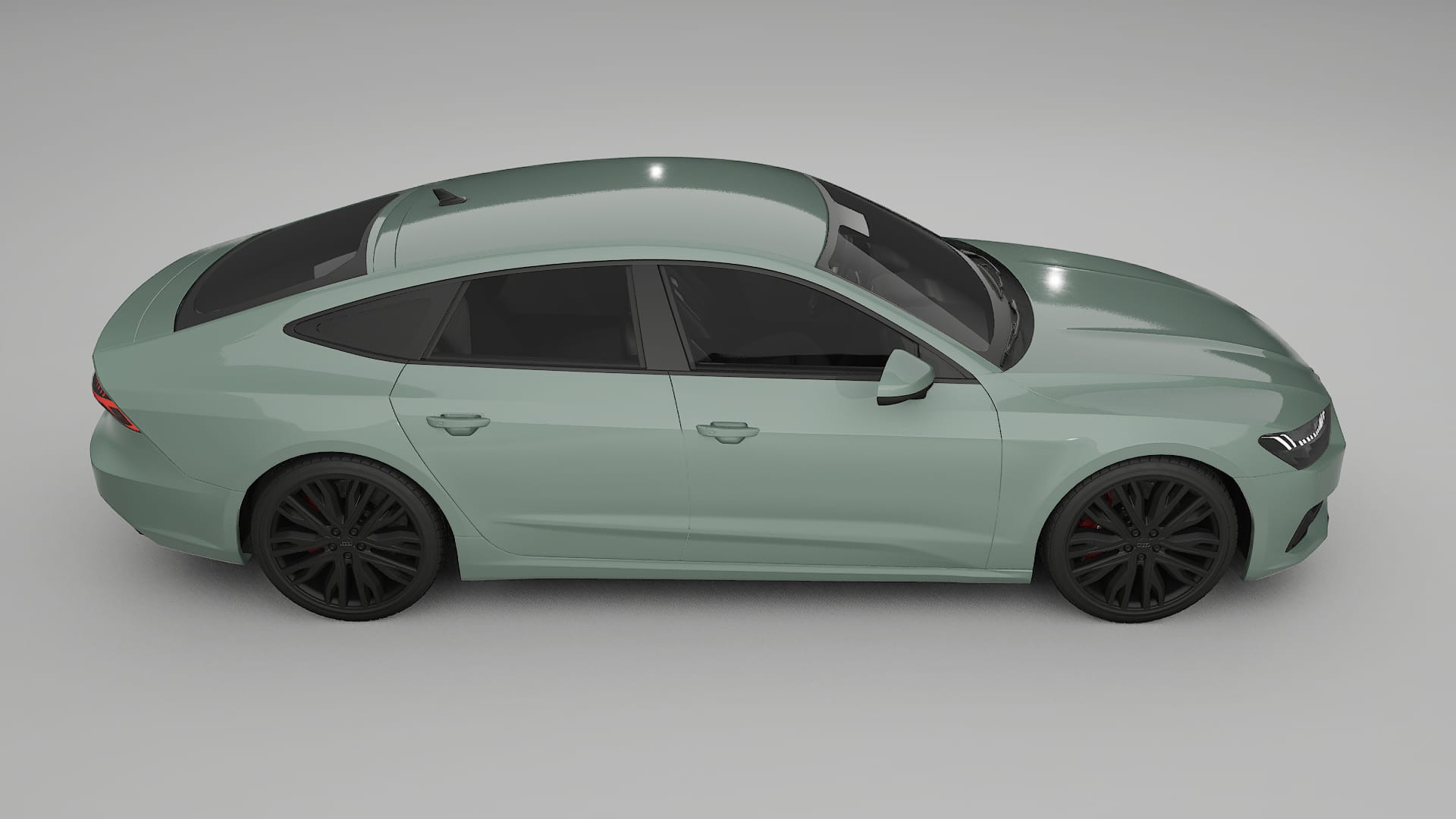 Audi A7 C8 Sportback prefacelift pre LCI TPU Lakbeschermingsfolie | CINDER Kleurveranderende PPF – Volledig Voorgesneden Kit