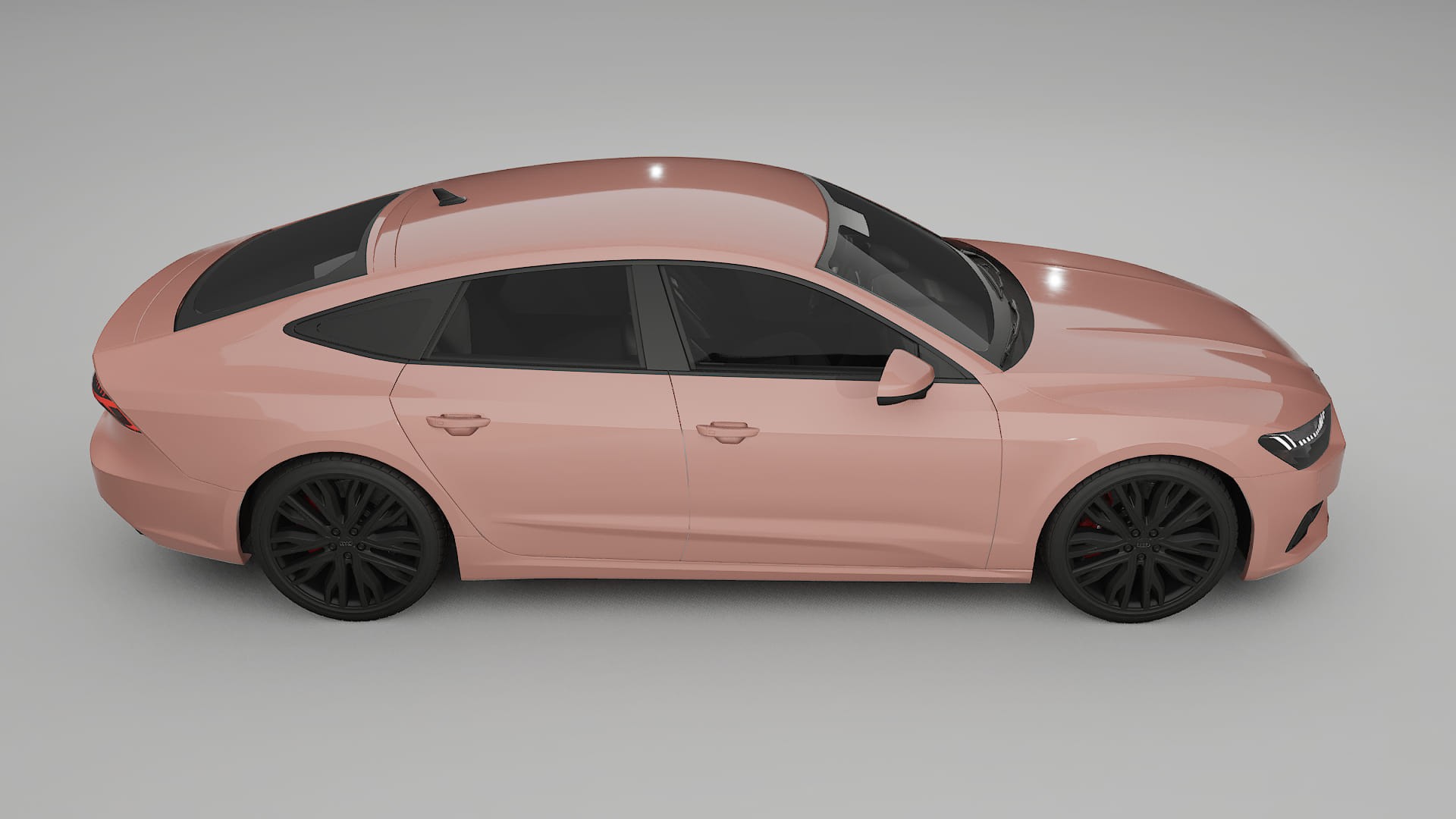 Audi A7 C8 Sportback prefacelift pre LCI TPU Lakbeschermingsfolie | BLUSH Kleurveranderende PPF – Volledig Voorgesneden Kit