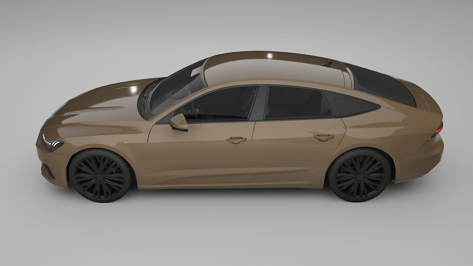 Audi A7 C8 Sportback prefacelift pre LCI TPU Lakbeschermingsfolie | SAHARA Kleurveranderende PPF – Volledig Voorgesneden Kit