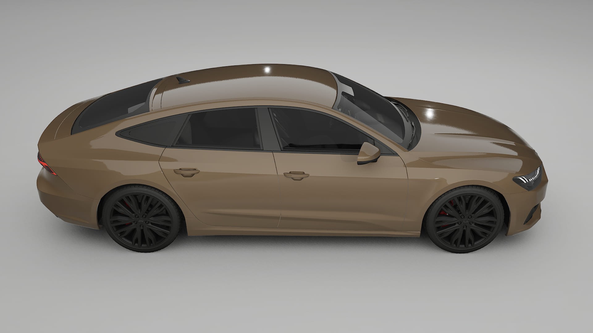 Audi A7 C8 Sportback prefacelift pre LCI TPU Lakbeschermingsfolie | SAHARA Kleurveranderende PPF – Volledig Voorgesneden Kit