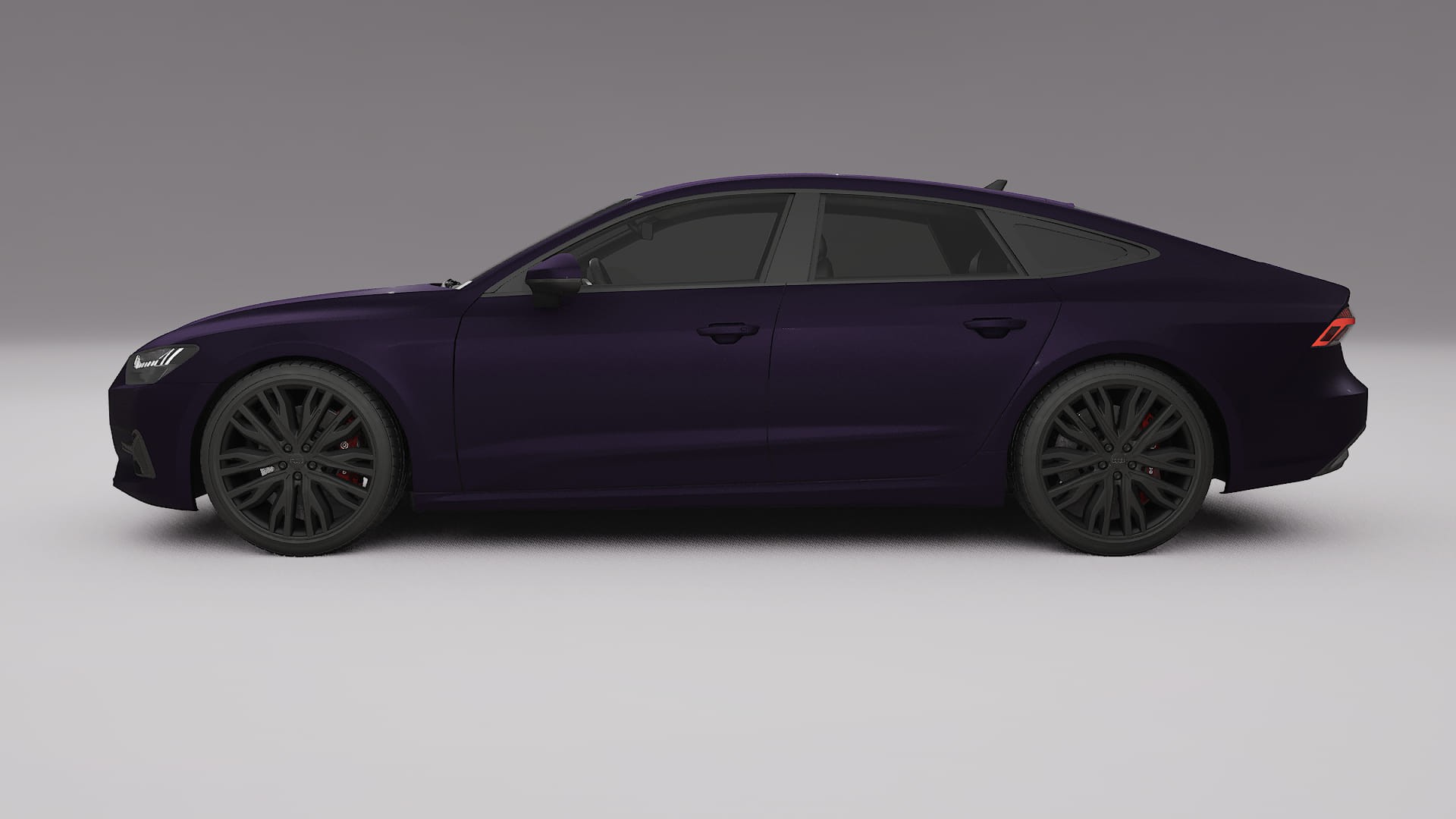 Audi A7 C8 Sportback prefacelift pre LCI TPU Lakbeschermingsfolie | VIOLET Kleurveranderende PPF – Volledig Voorgesneden Kit