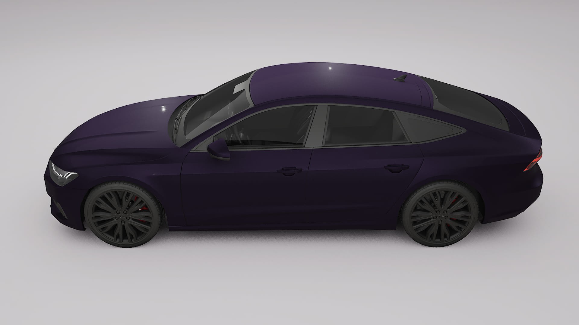 Audi A7 C8 Sportback prefacelift pre LCI TPU Lakbeschermingsfolie | VIOLET Kleurveranderende PPF – Volledig Voorgesneden Kit