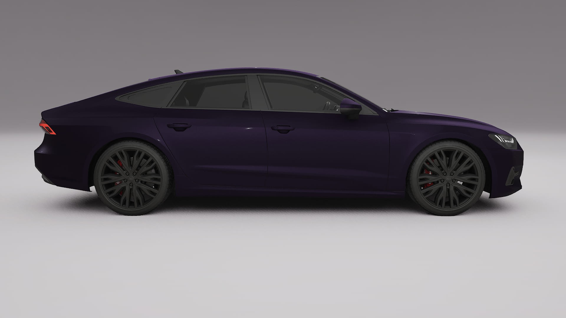 Audi A7 C8 Sportback prefacelift pre LCI TPU Lakbeschermingsfolie | VIOLET Kleurveranderende PPF – Volledig Voorgesneden Kit