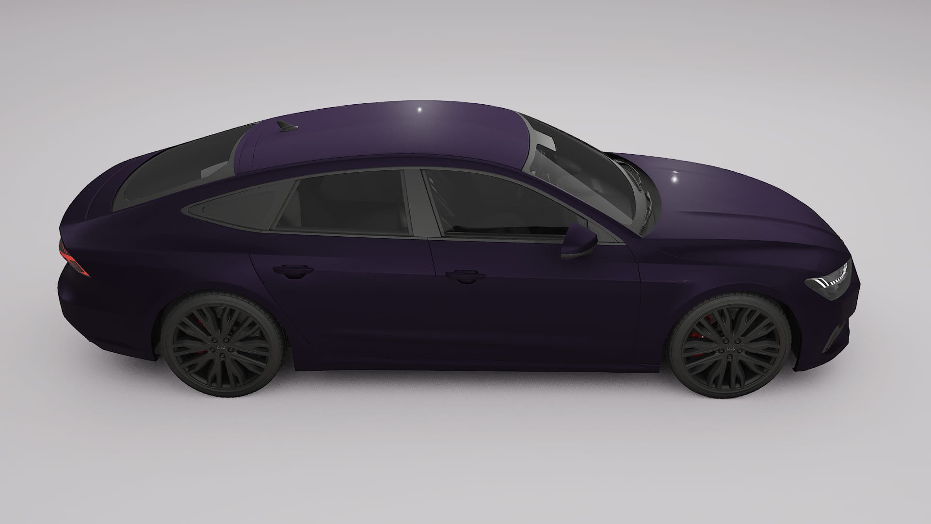 Audi A7 C8 Sportback prefacelift pre LCI TPU Lakbeschermingsfolie | VIOLET Kleurveranderende PPF – Volledig Voorgesneden Kit