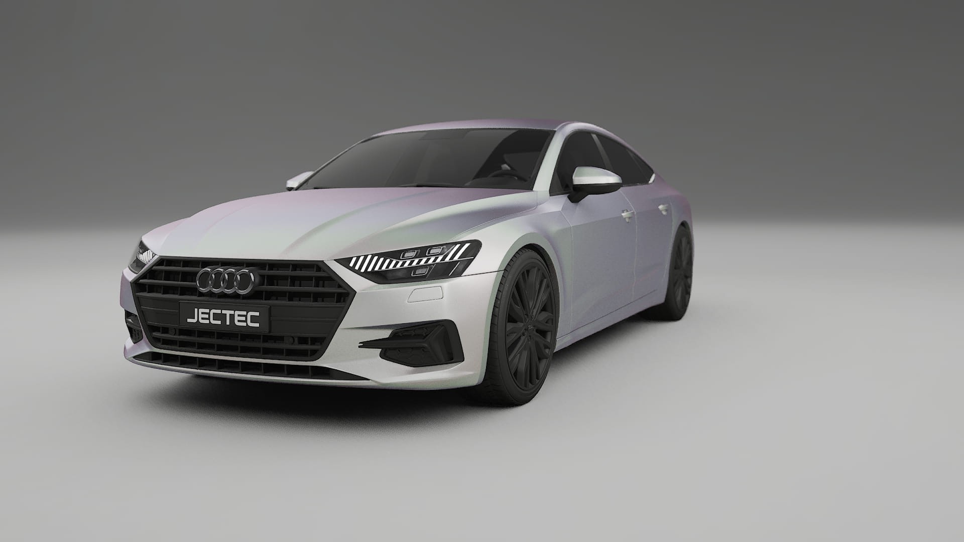 Audi A7 C8 Sportback prefacelift pre LCI TPU Lakbeschermingsfolie | NEBULA Kleurveranderende PPF – Volledig Voorgesneden Kit