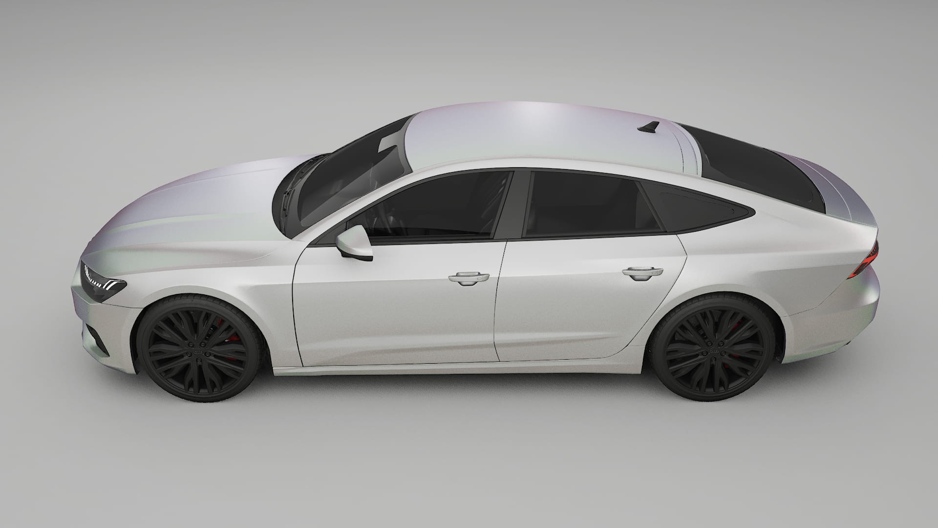 Audi A7 C8 Sportback prefacelift pre LCI TPU Lakbeschermingsfolie | NEBULA Kleurveranderende PPF – Volledig Voorgesneden Kit