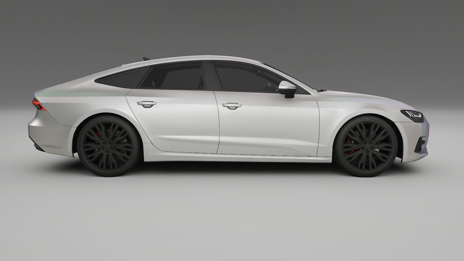 Audi A7 C8 Sportback prefacelift pre LCI TPU Lakbeschermingsfolie | NEBULA Kleurveranderende PPF – Volledig Voorgesneden Kit