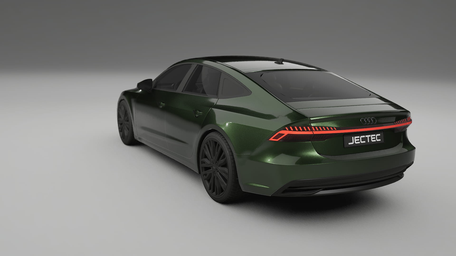 Audi A7 C8 Sportback prefacelift pre LCI TPU Lakbeschermingsfolie | LAGOON Kleurveranderende PPF – Volledig Voorgesneden Kit