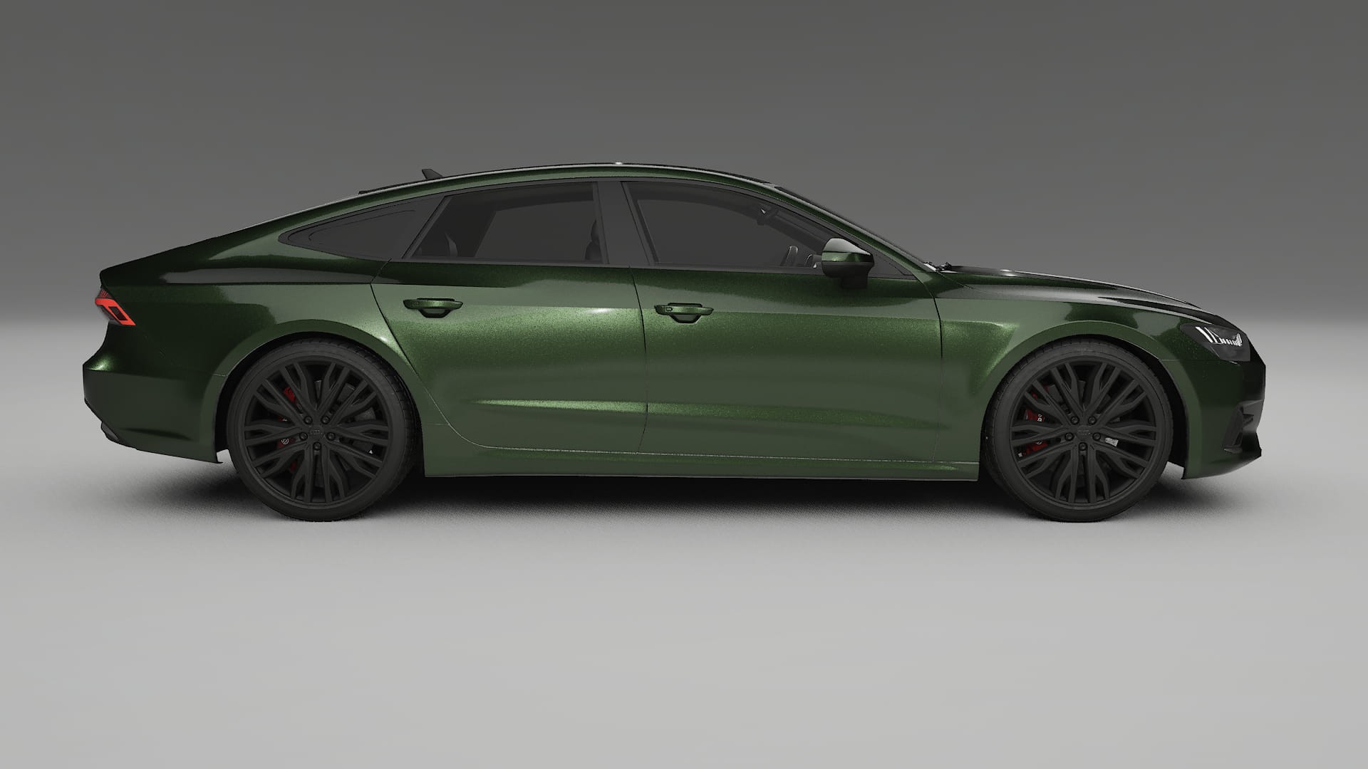 Audi A7 C8 Sportback prefacelift pre LCI TPU Lakbeschermingsfolie | LAGOON Kleurveranderende PPF – Volledig Voorgesneden Kit