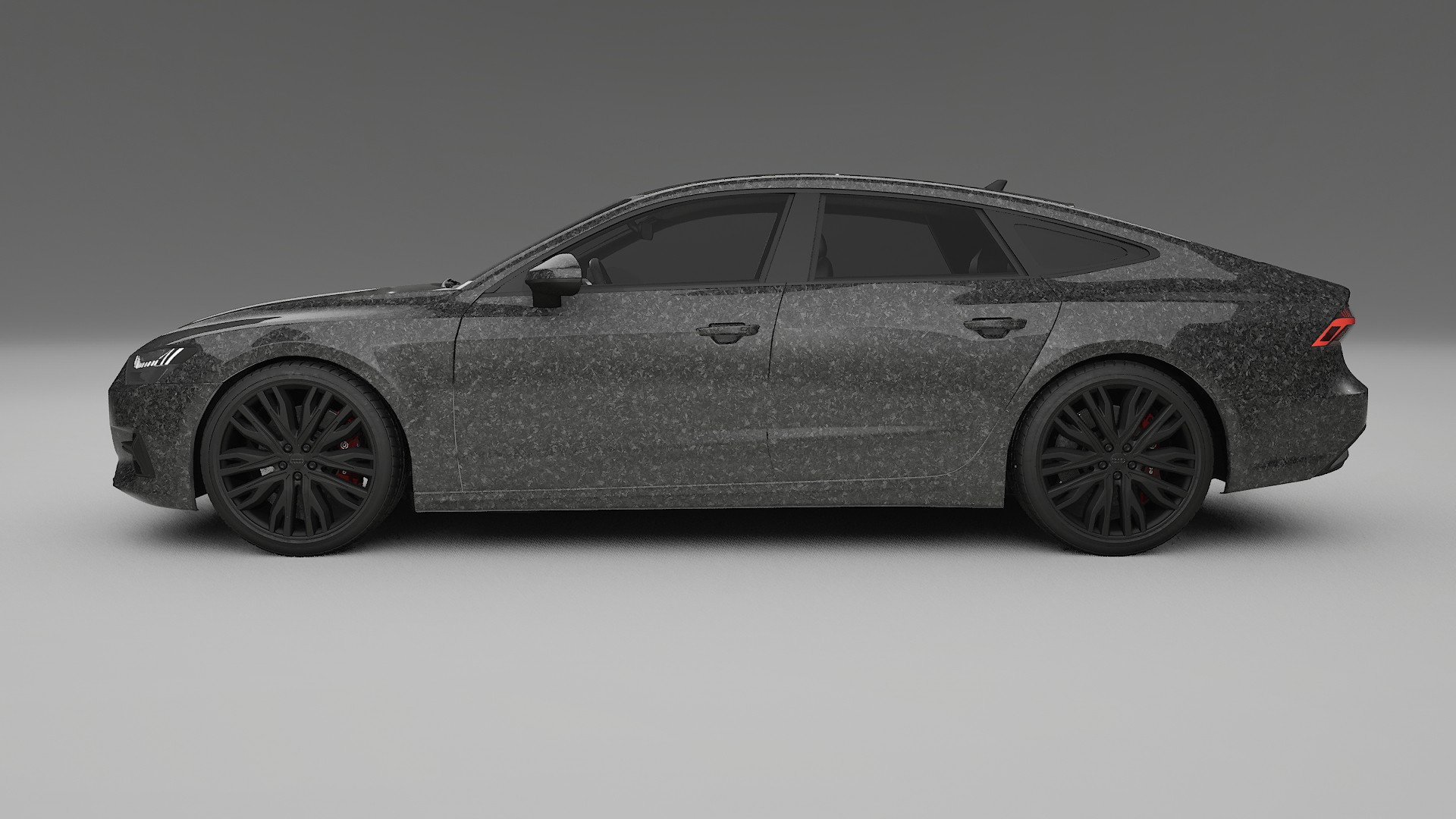 Audi A7 C8 Sportback prefacelift pre LCI TPU Lakbeschermingsfolie | FORGED S Kleurveranderende PPF – Volledig Voorgesneden Kit