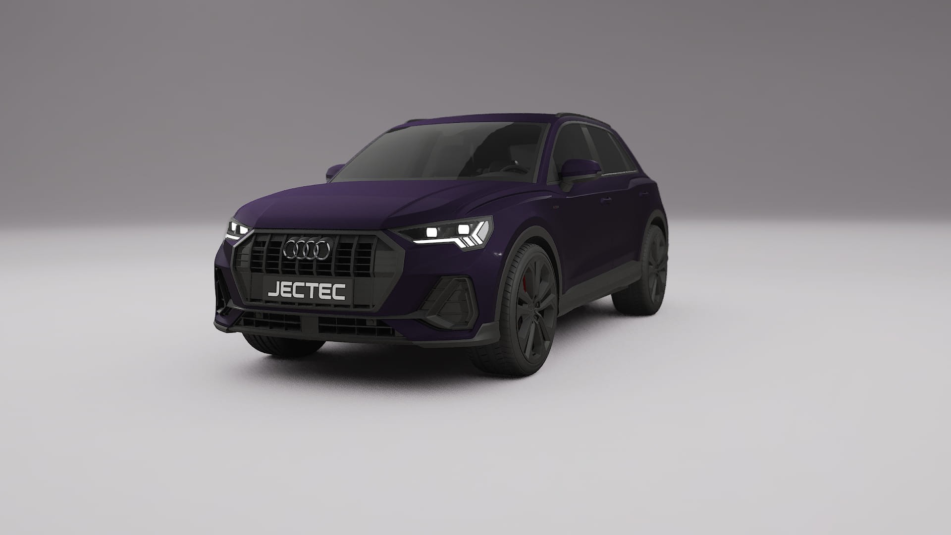 Audi Q3 S Line F3 TPU Lakbeschermingsfolie | VIOLET Kleurveranderende PPF – Volledig Voorgesneden Kit