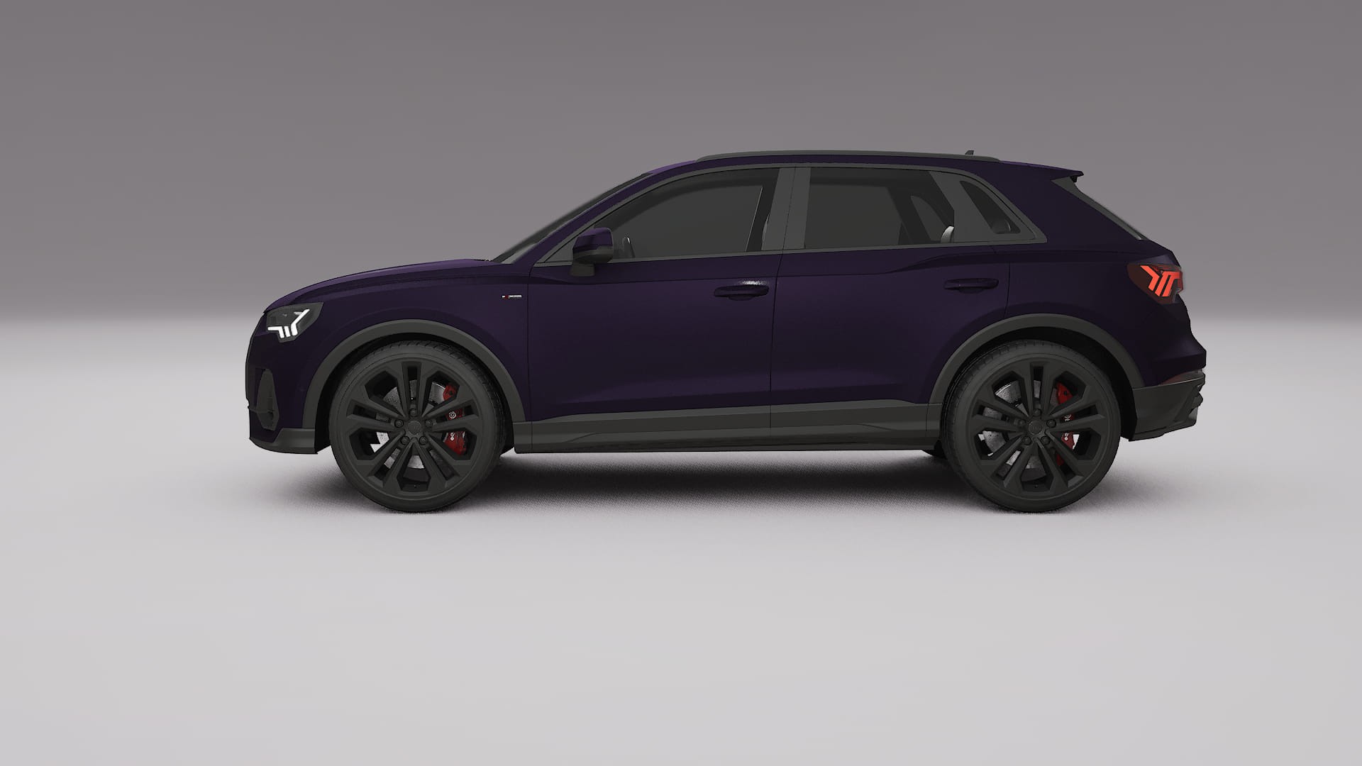 Audi Q3 S Line F3 TPU Lakbeschermingsfolie | VIOLET Kleurveranderende PPF – Volledig Voorgesneden Kit